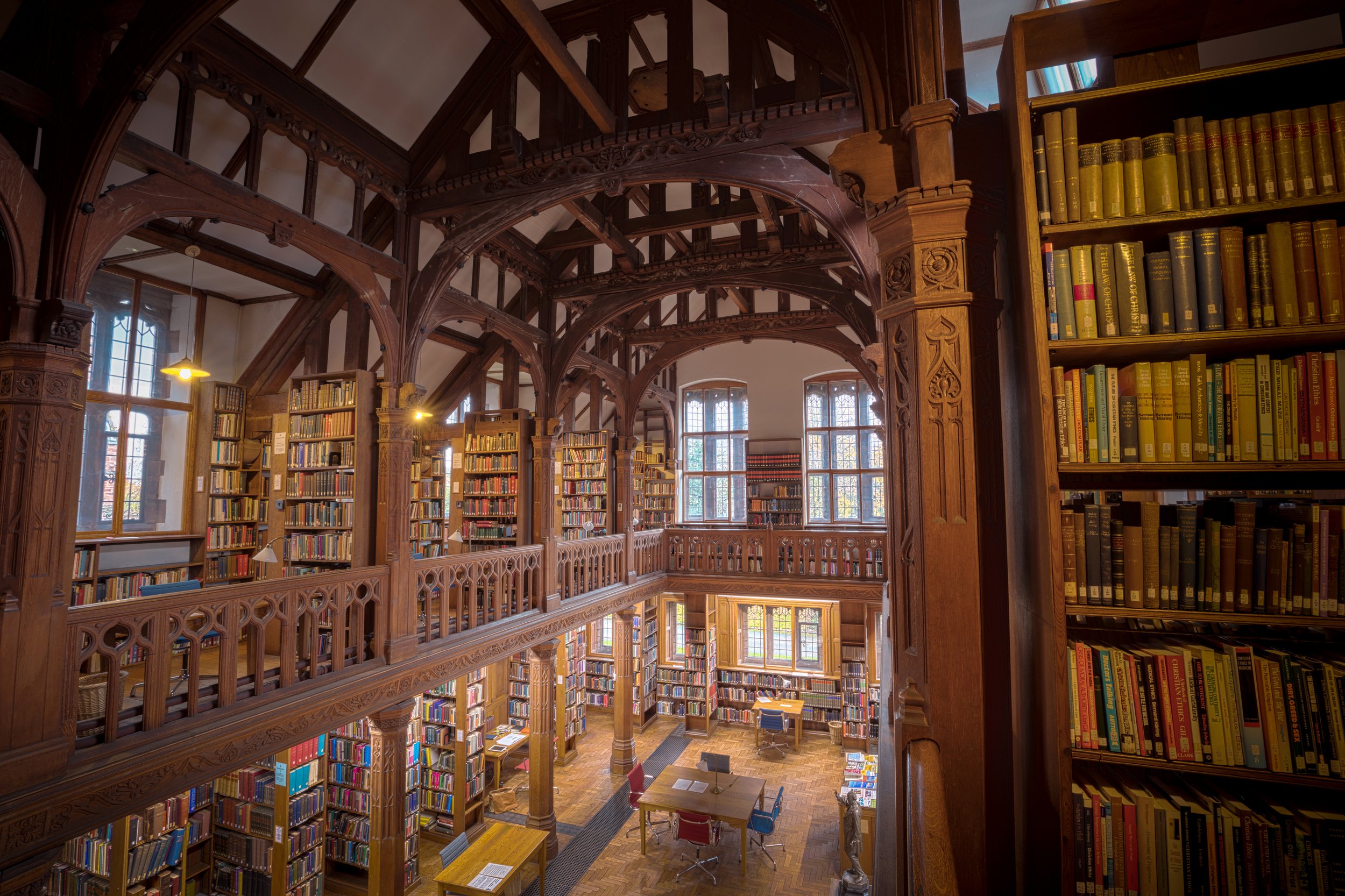 Gladstone's Library, Hawarden, Wales, UK.