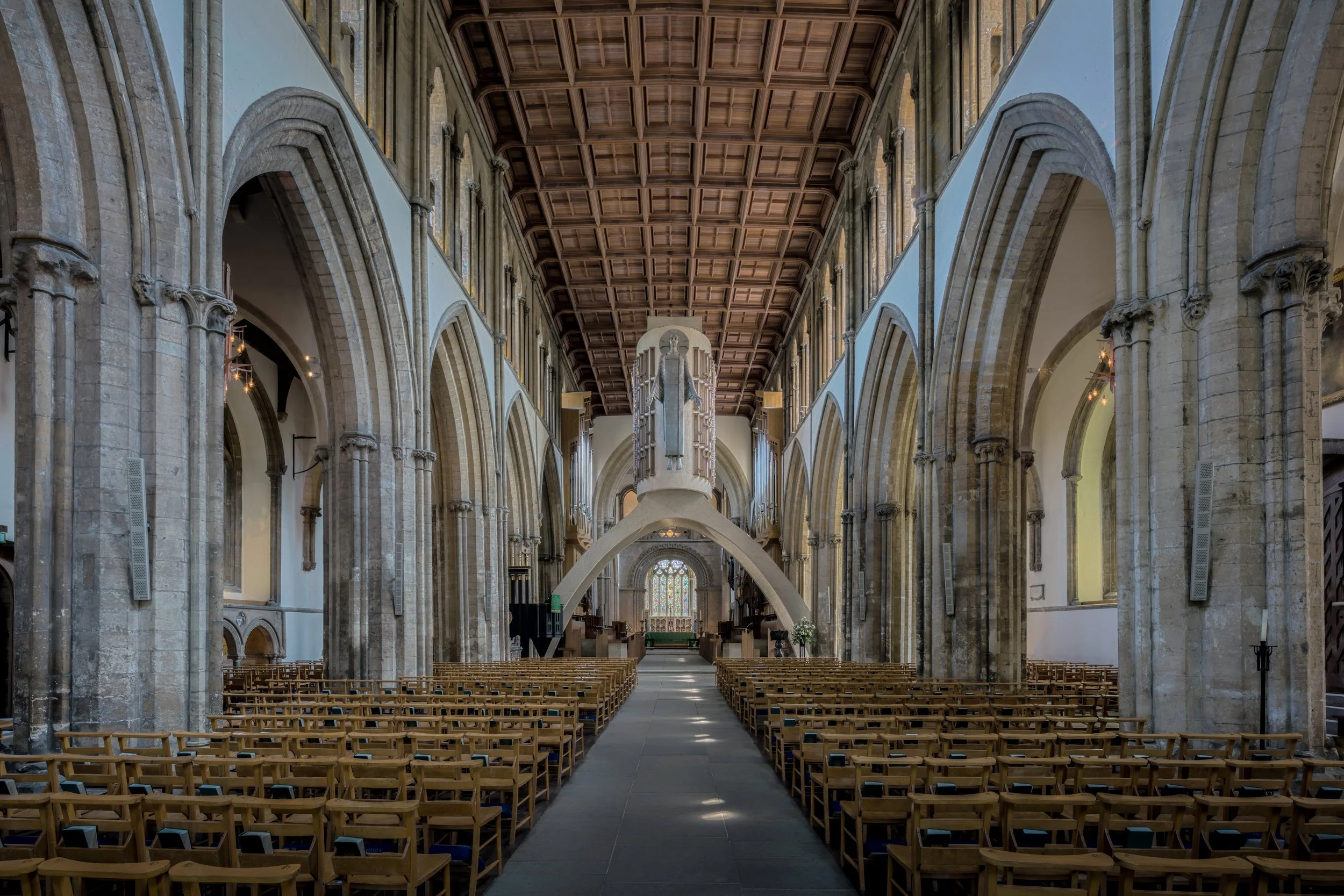 Llandaff Cathedral, Cardiff, Wales, UK.