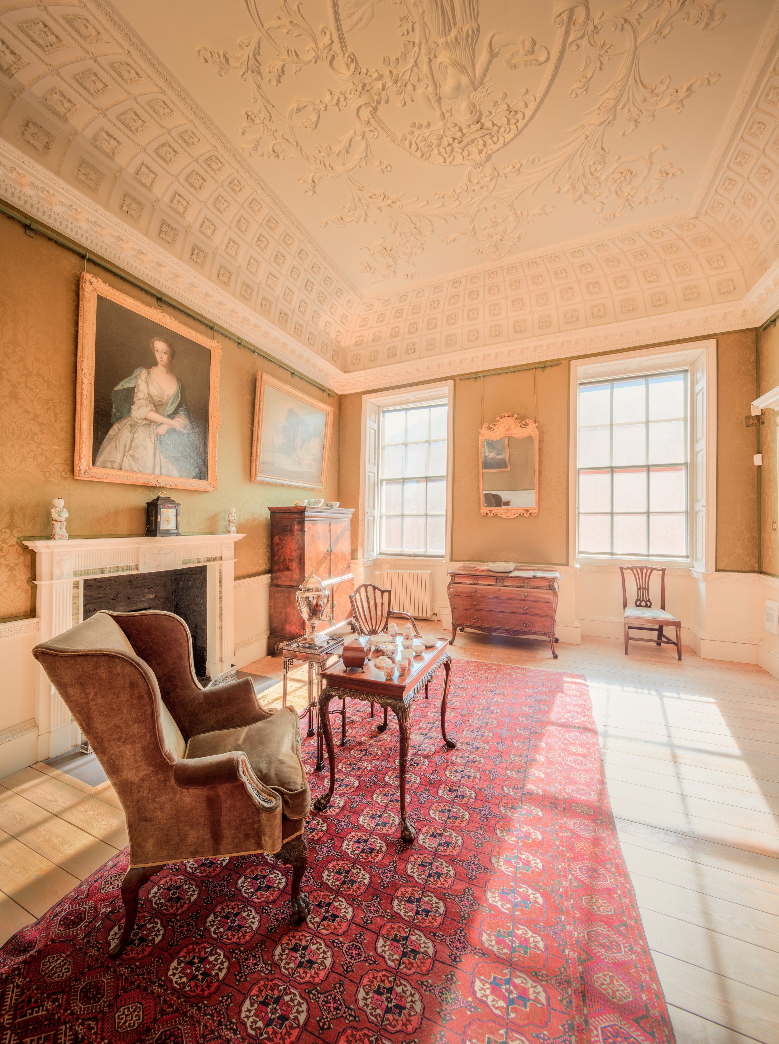 Fairfax House - Drawing Room, York, England, UK.