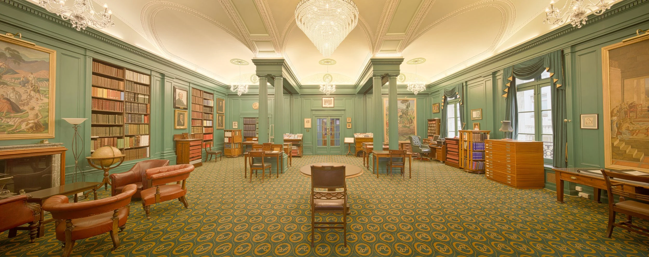 The Athenaeum - Library, Liverpool, England, UK.
