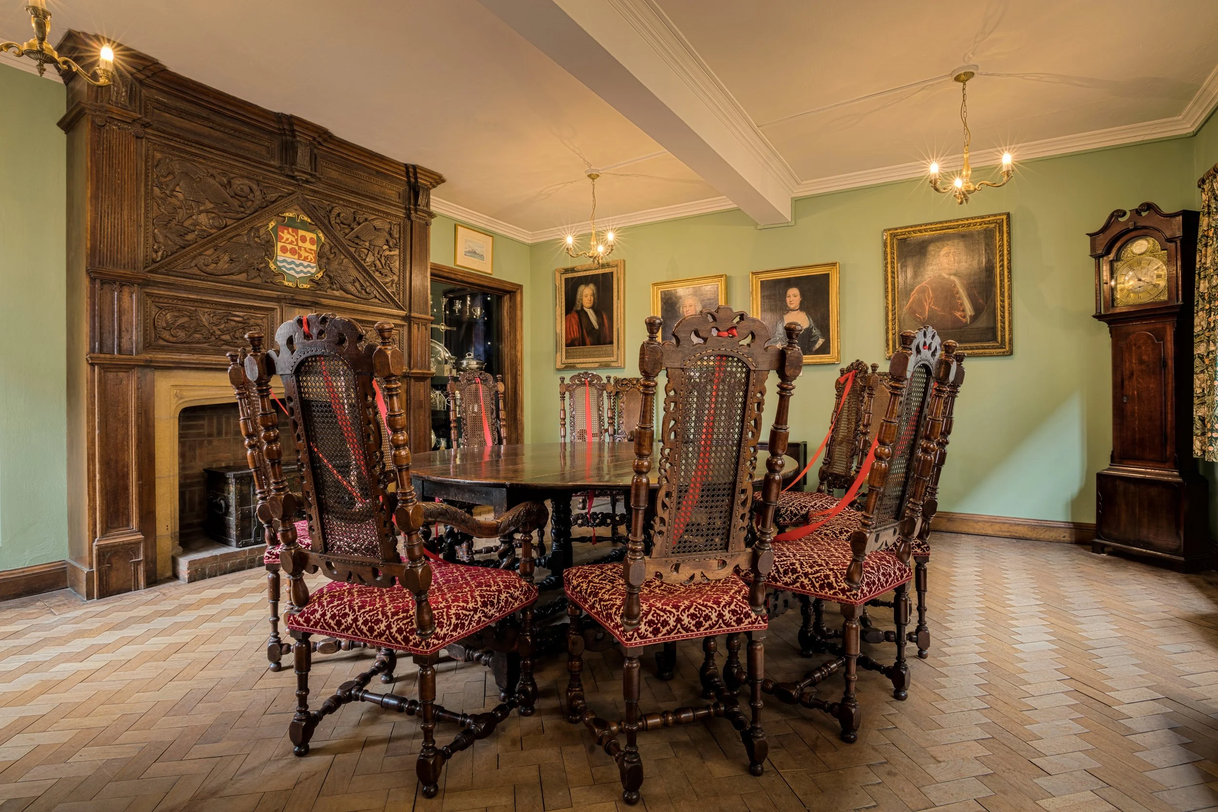The Merchant Adventurers' Hall - Governor's Parlour Room, York, England, UK.