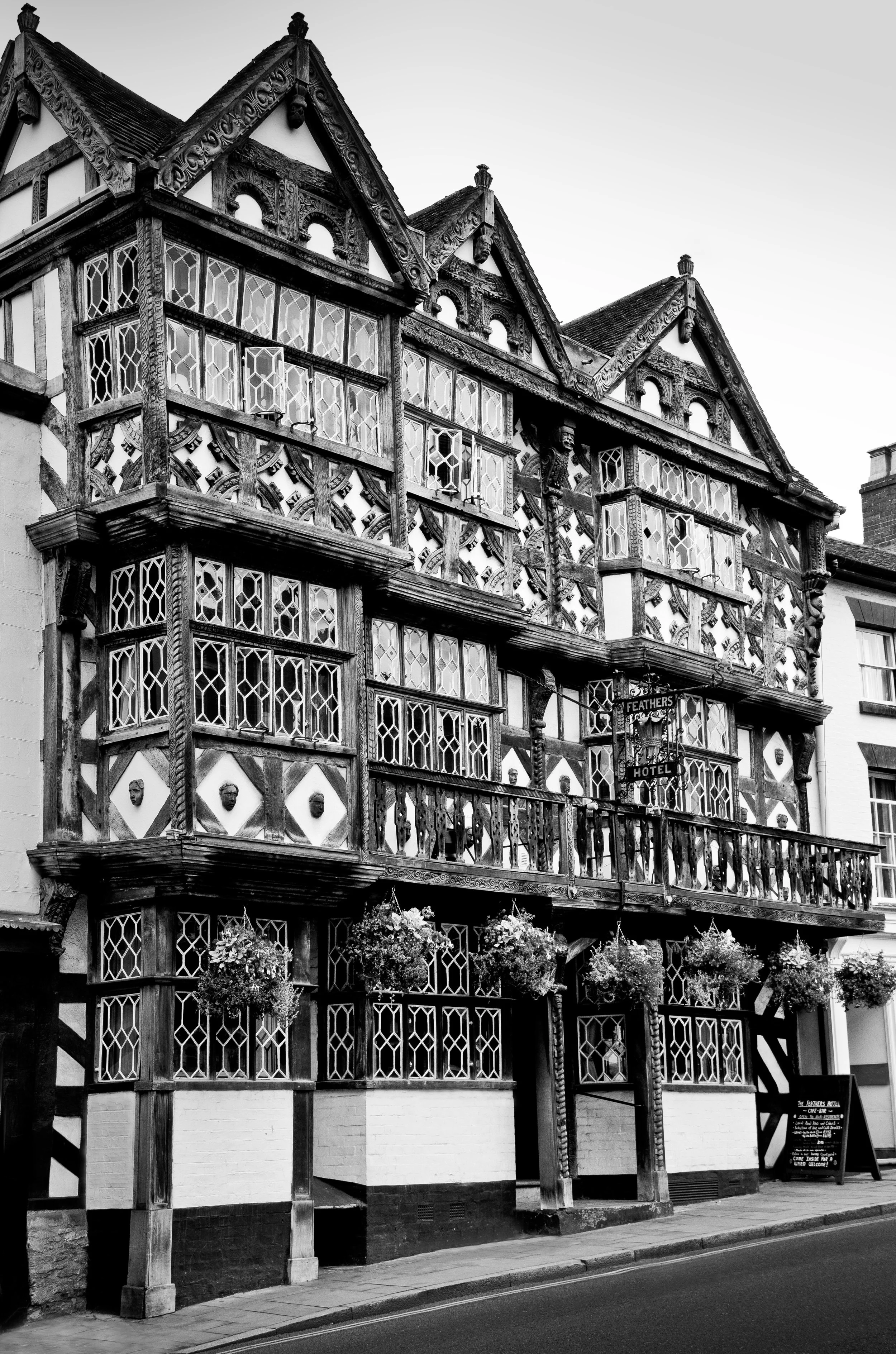 The Feathers Hotel, Ludlow, England, UK.