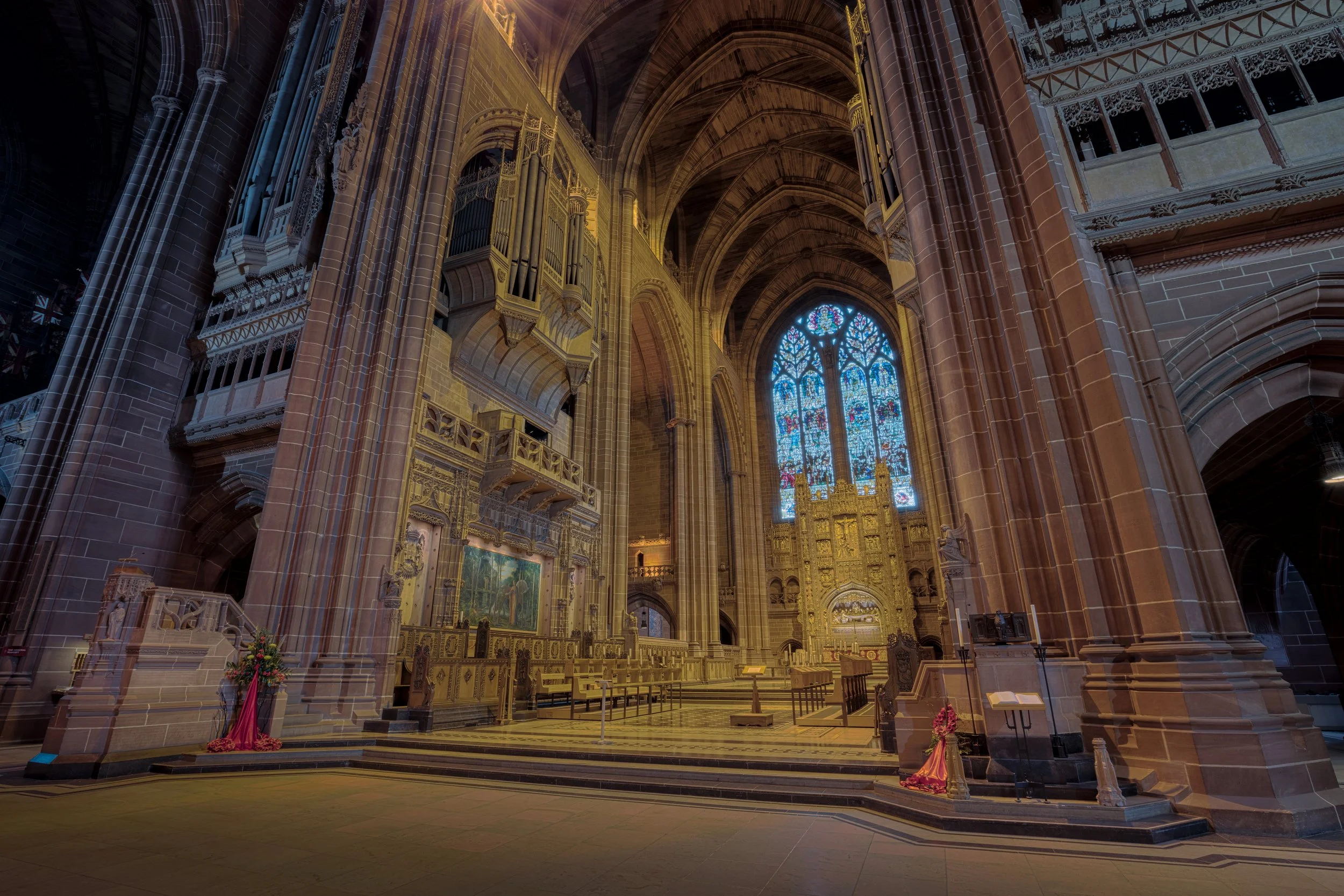 Liverpool Anglican Cathedral, Liverpool, England, UK.