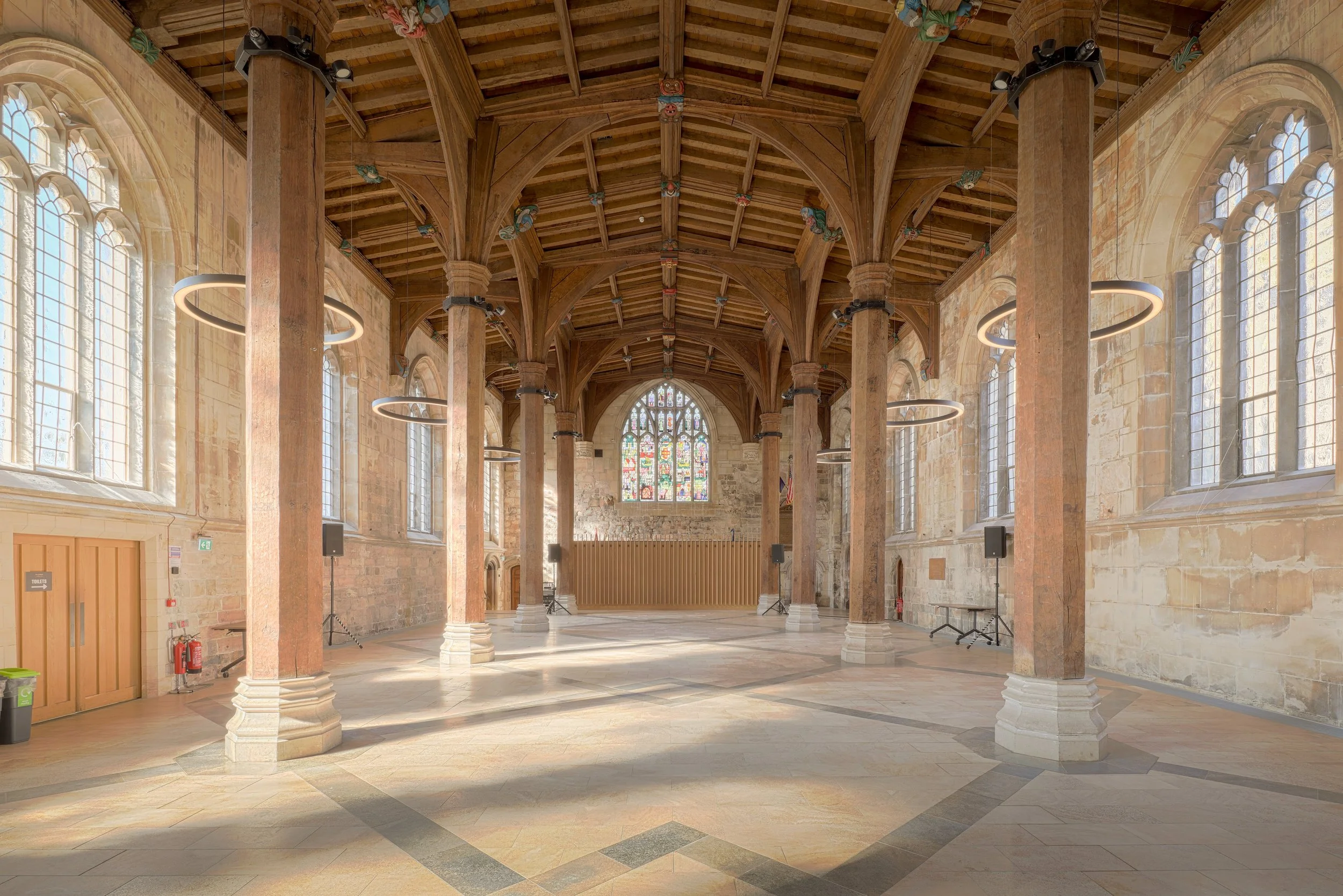 York Guildhall - Main Hall, York, England, UK.
