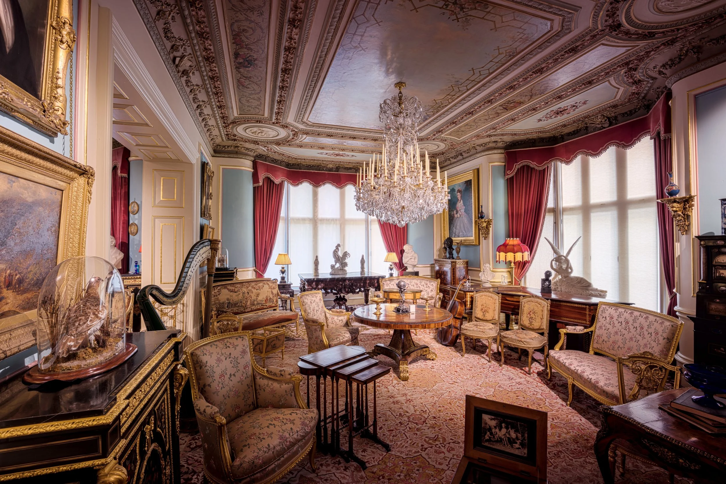 Cliffe Castle - Music Room, Keighley, England, UK.