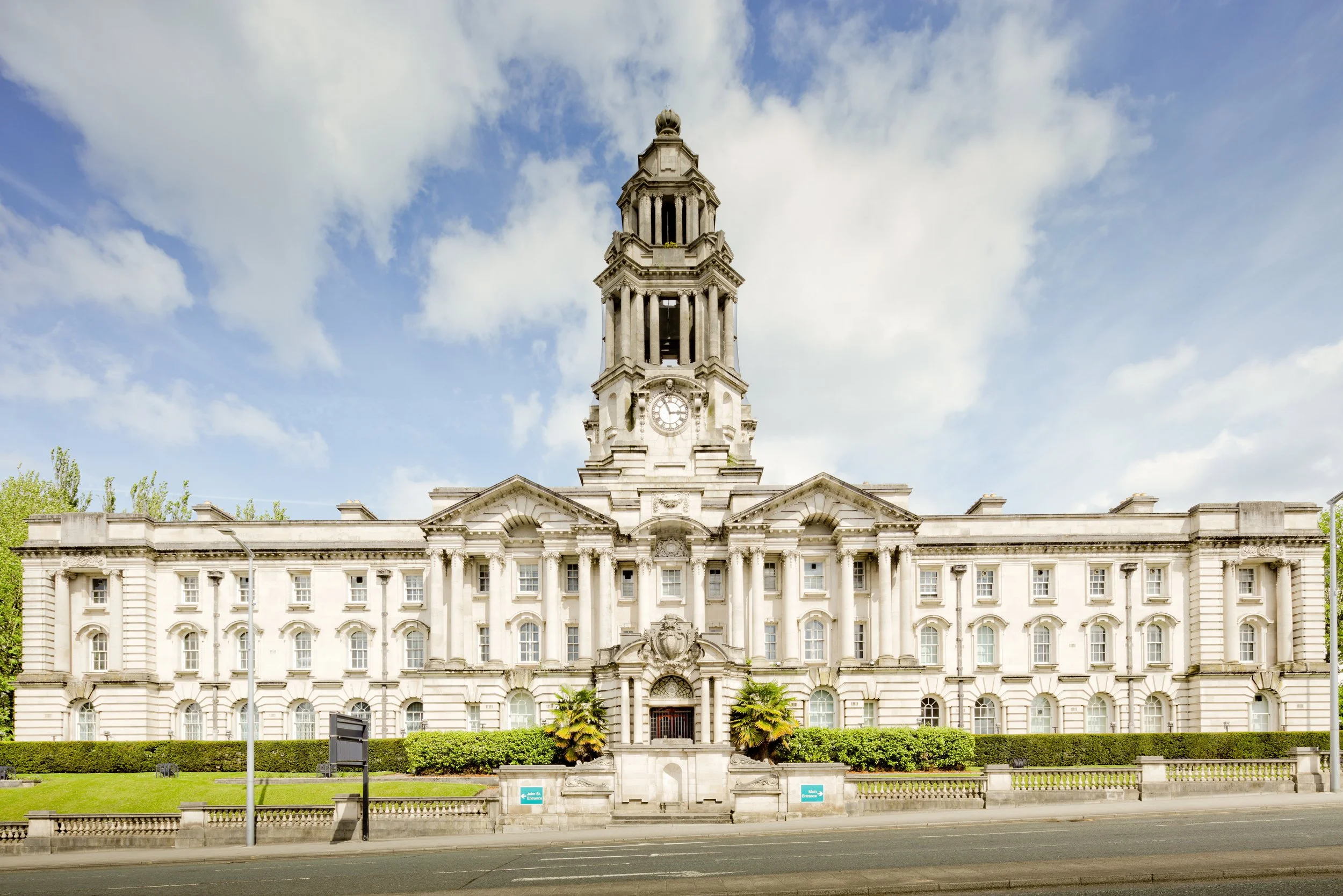 Stockport Town Hall, Stockport, England, UK.