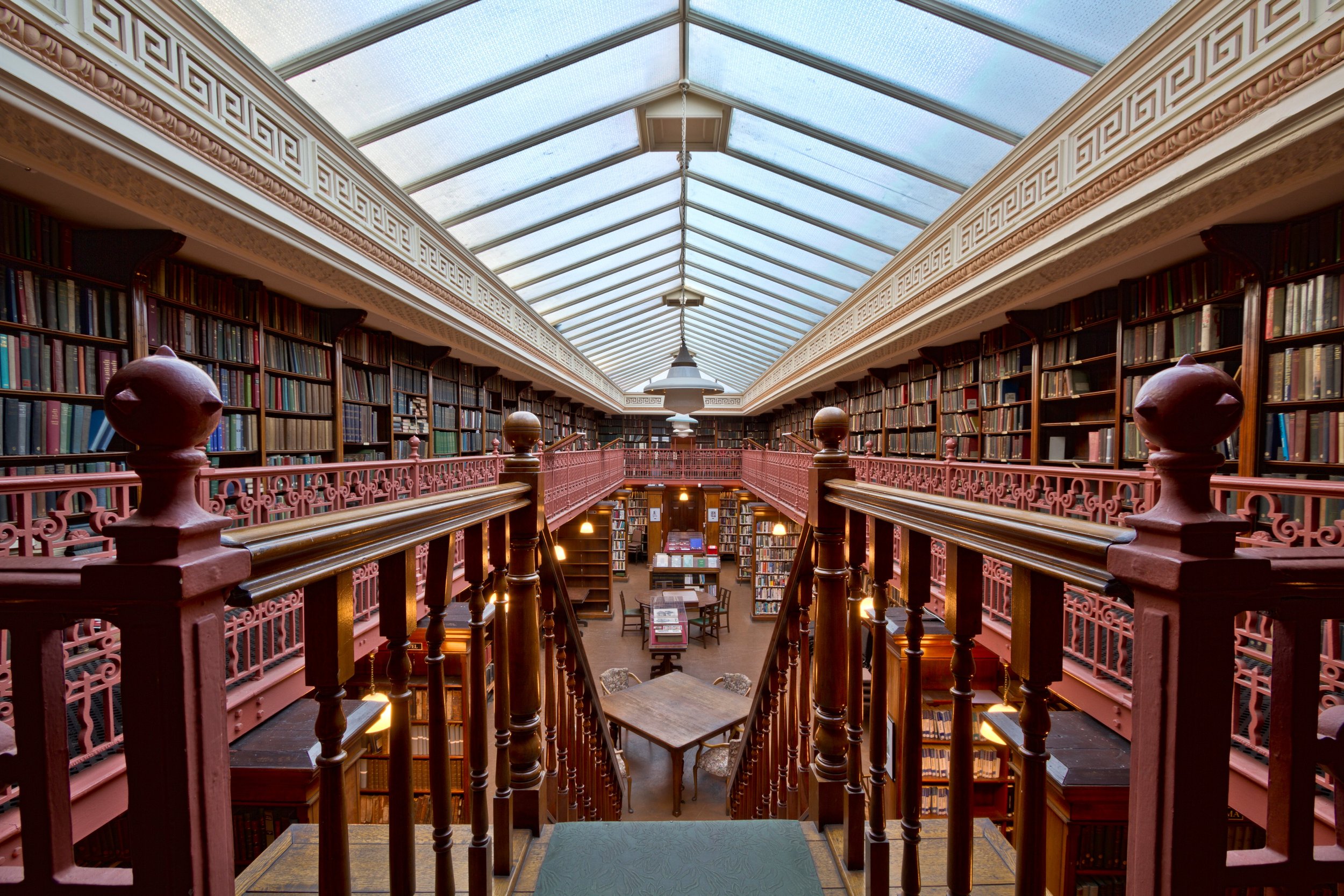 The Leeds Library, Leeds, England, UK.