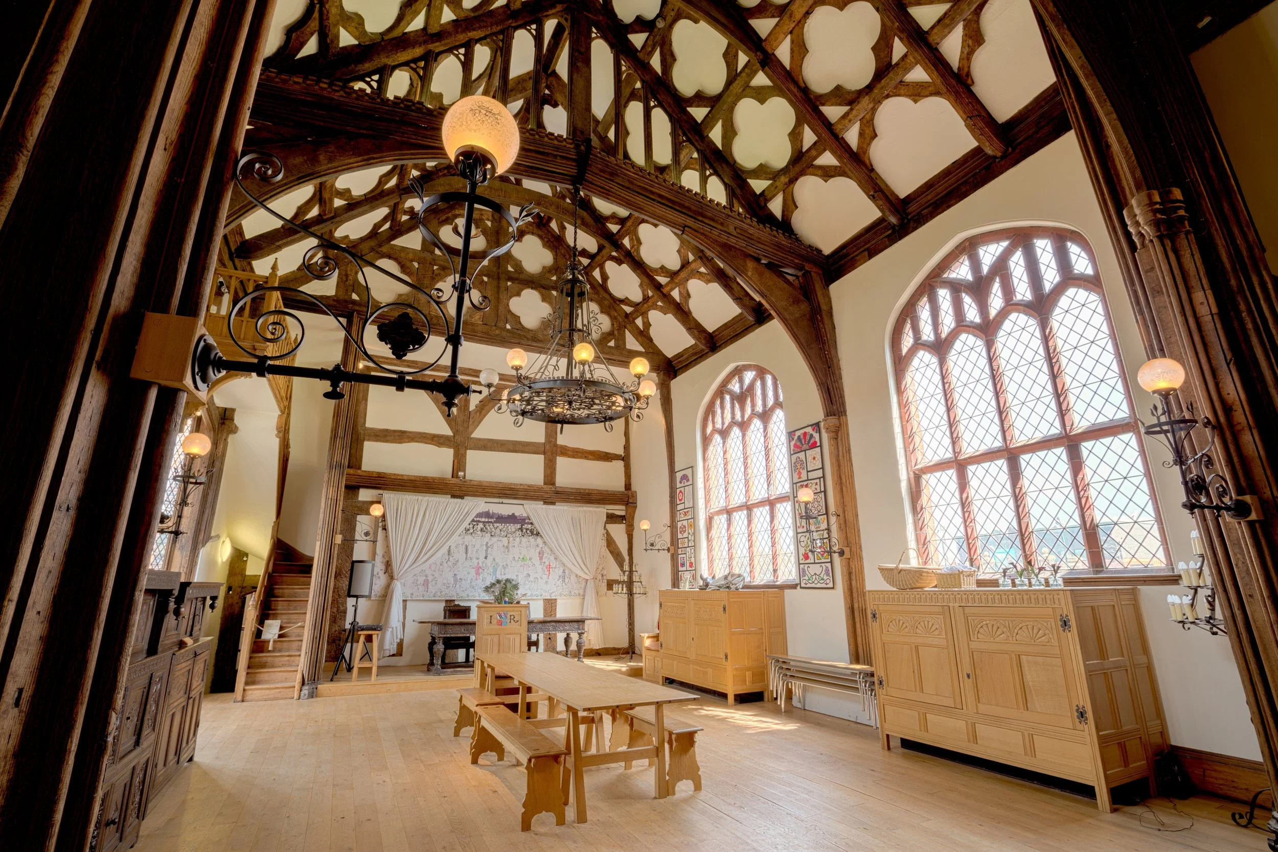 Ordsall Hall - The Great Hall, Salford, England, United Kingdom.