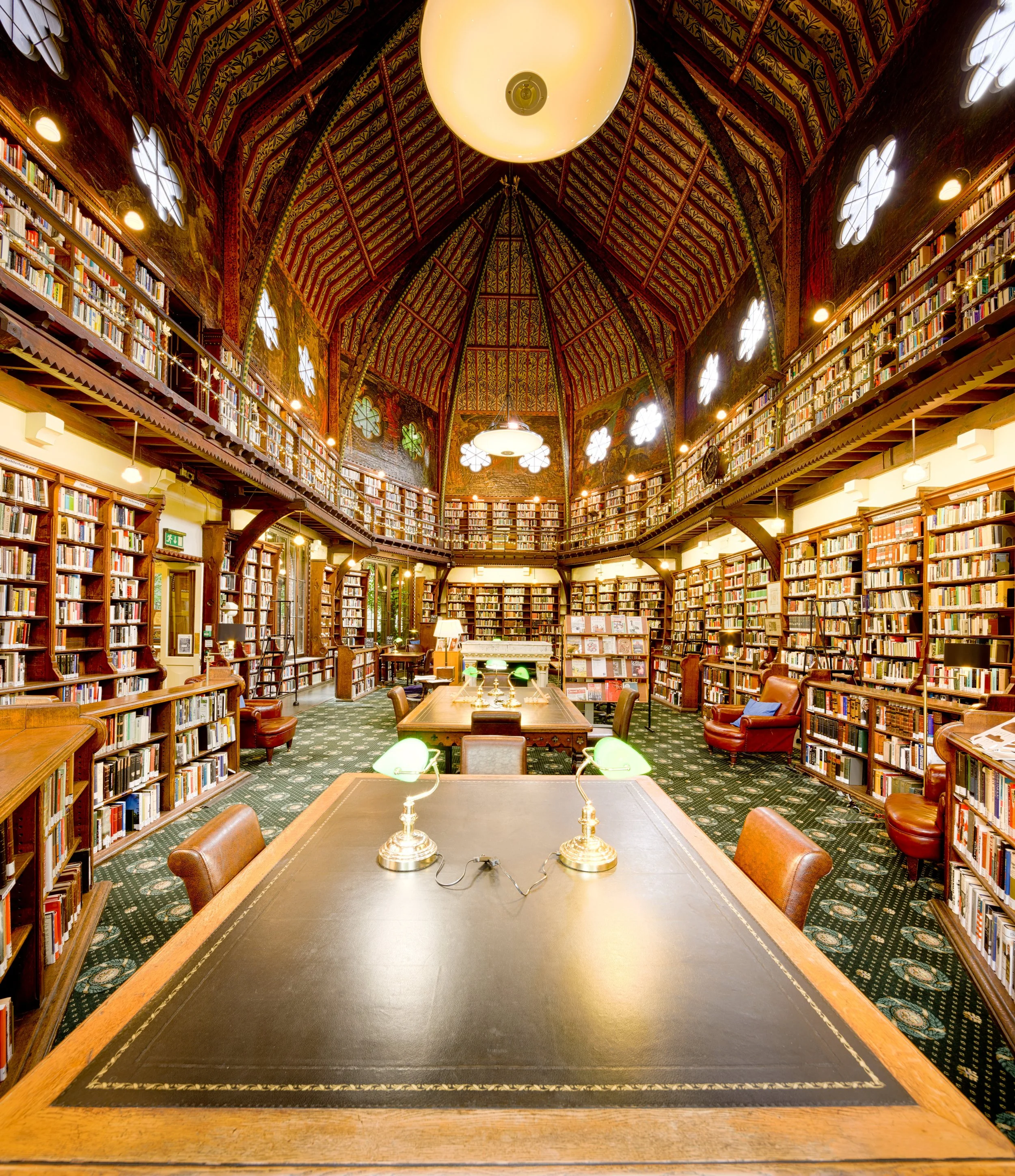 Oxford Union Library, Oxford, England, UK.