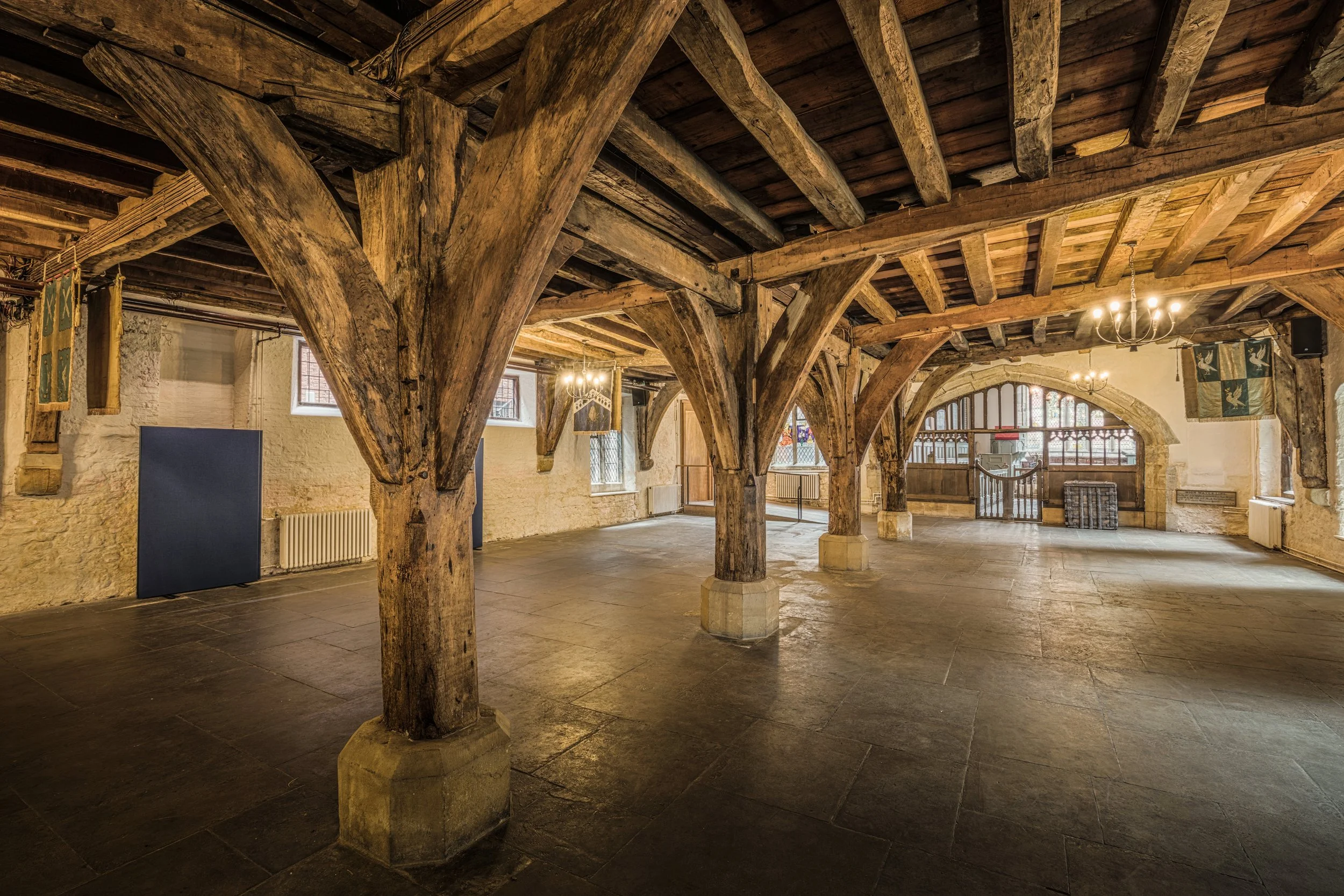 The Merchant Adventurers' Hall - The Undercroft, York, England, UK.