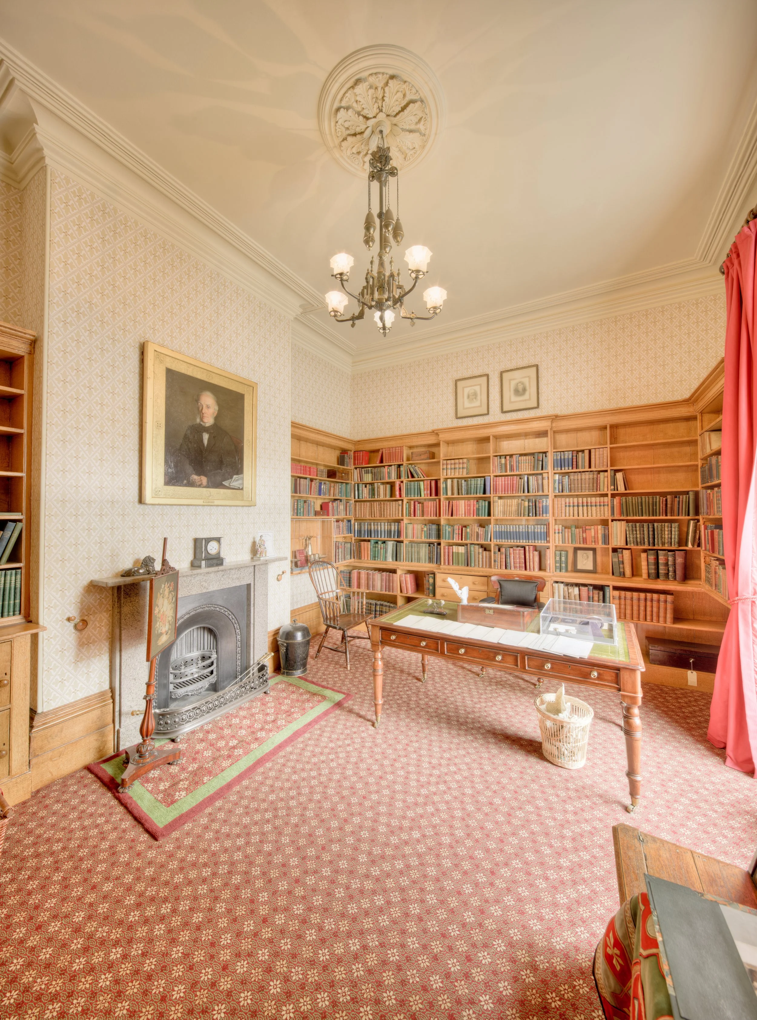 Elizabeth Gaskell House - Study Room, Manchester, England, UK.
