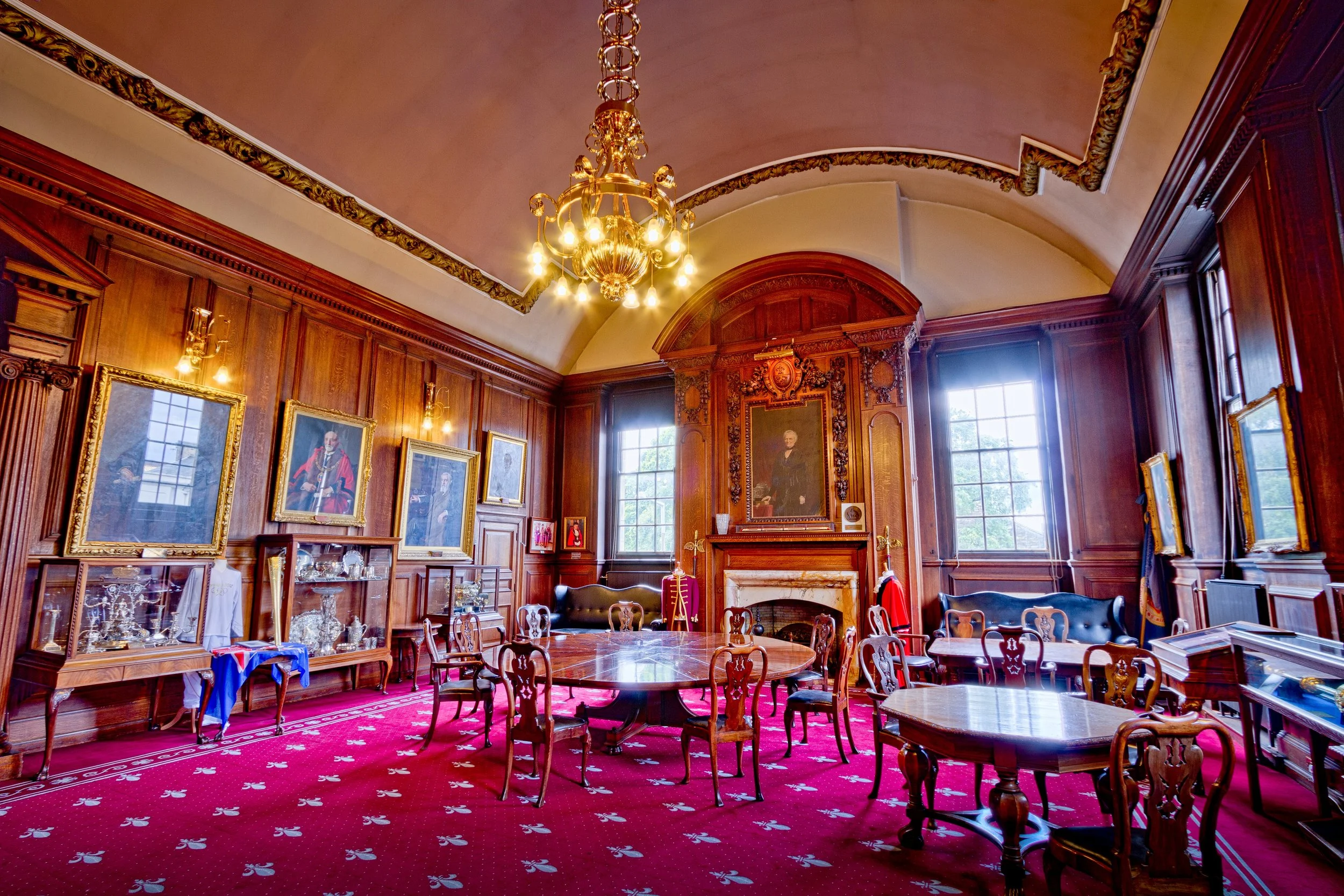 Lancaster Town Hall - Mayor's Parlour Room, Lancaster England, UK.
