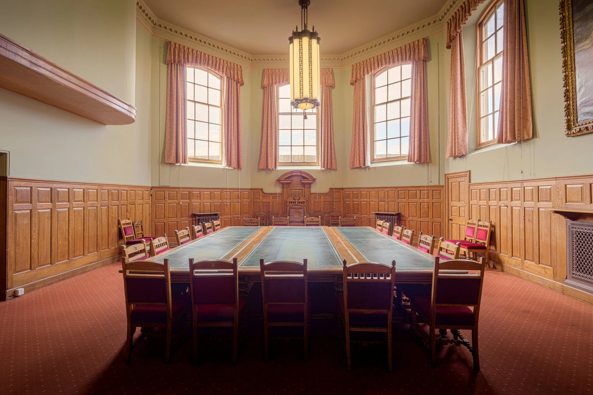Worcester Guildhall - Court Room, Worcester, England, UK.