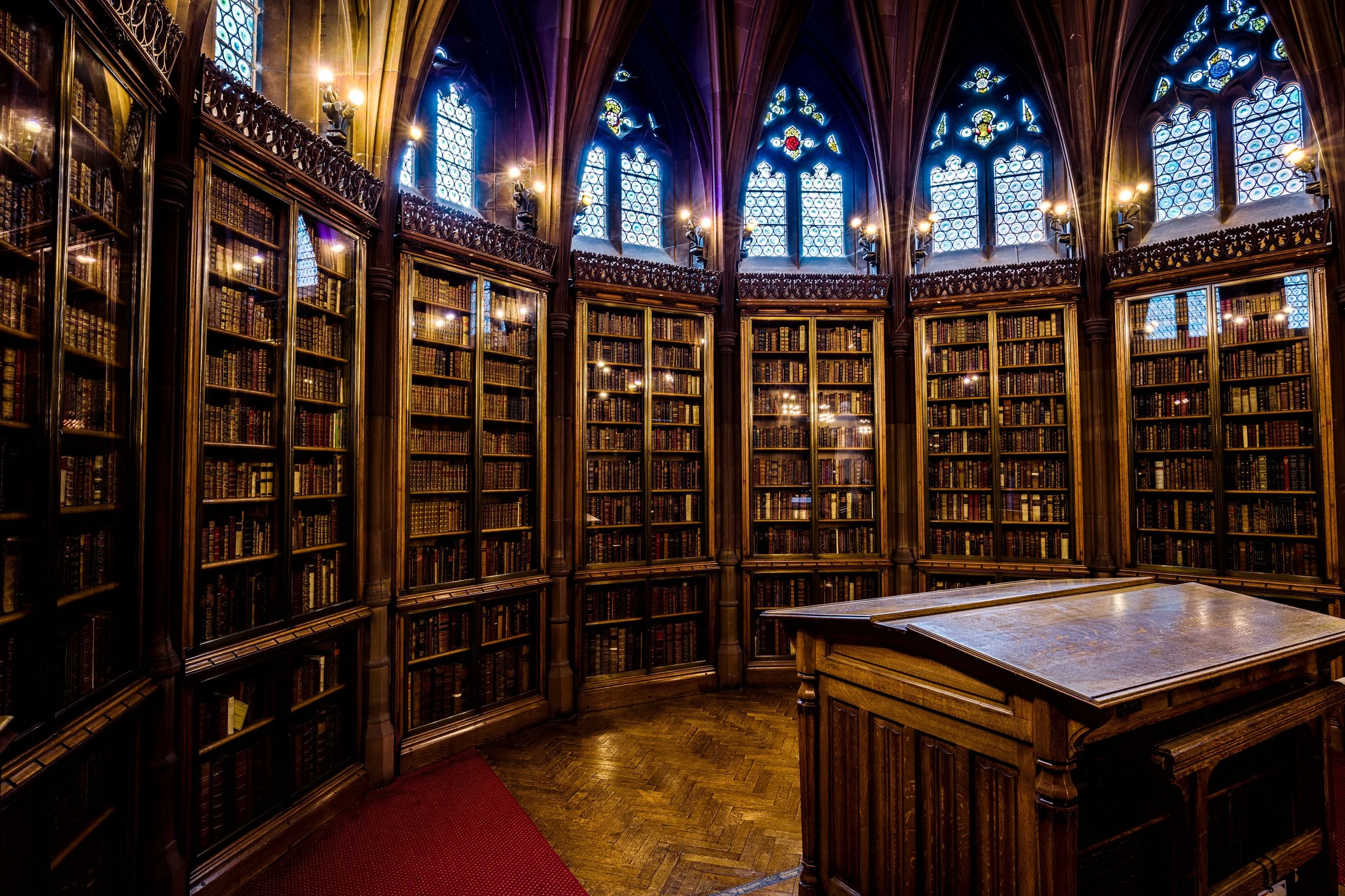 The John Rylands Library, Manchester, England, UK.