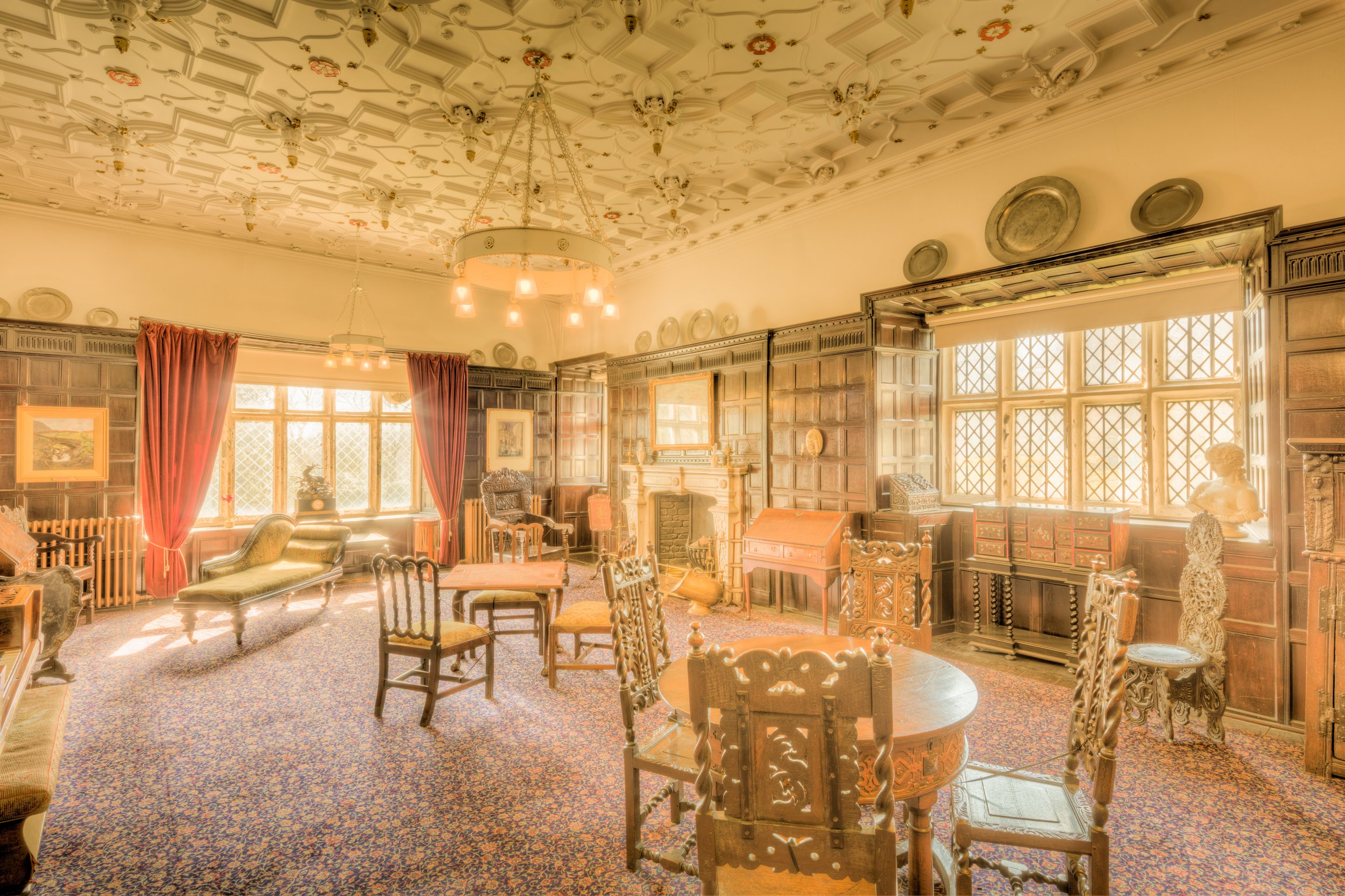 Turton Tower, Bolton, England, UK.