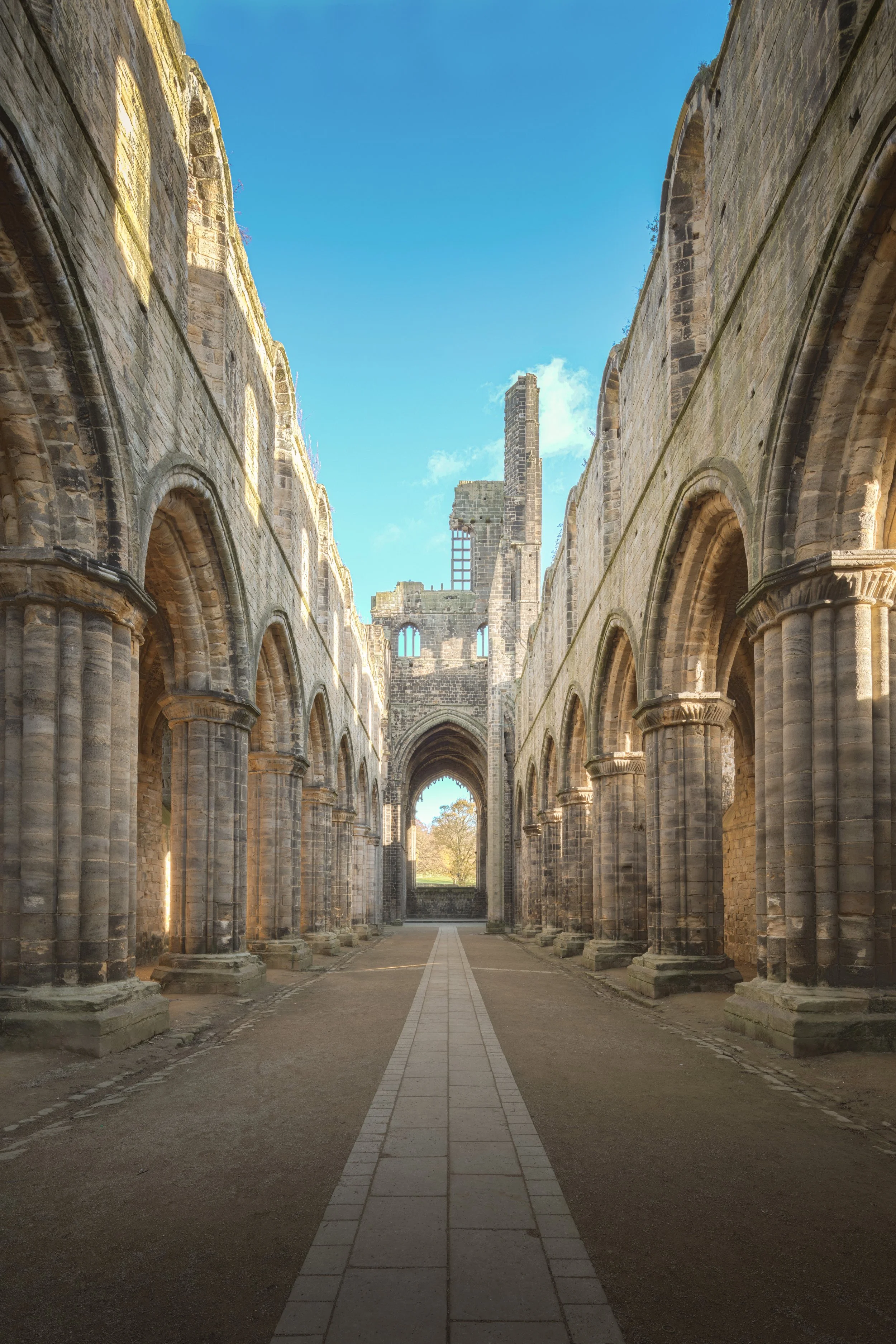 Kirkstall Abbey, Leeds, England, UK.