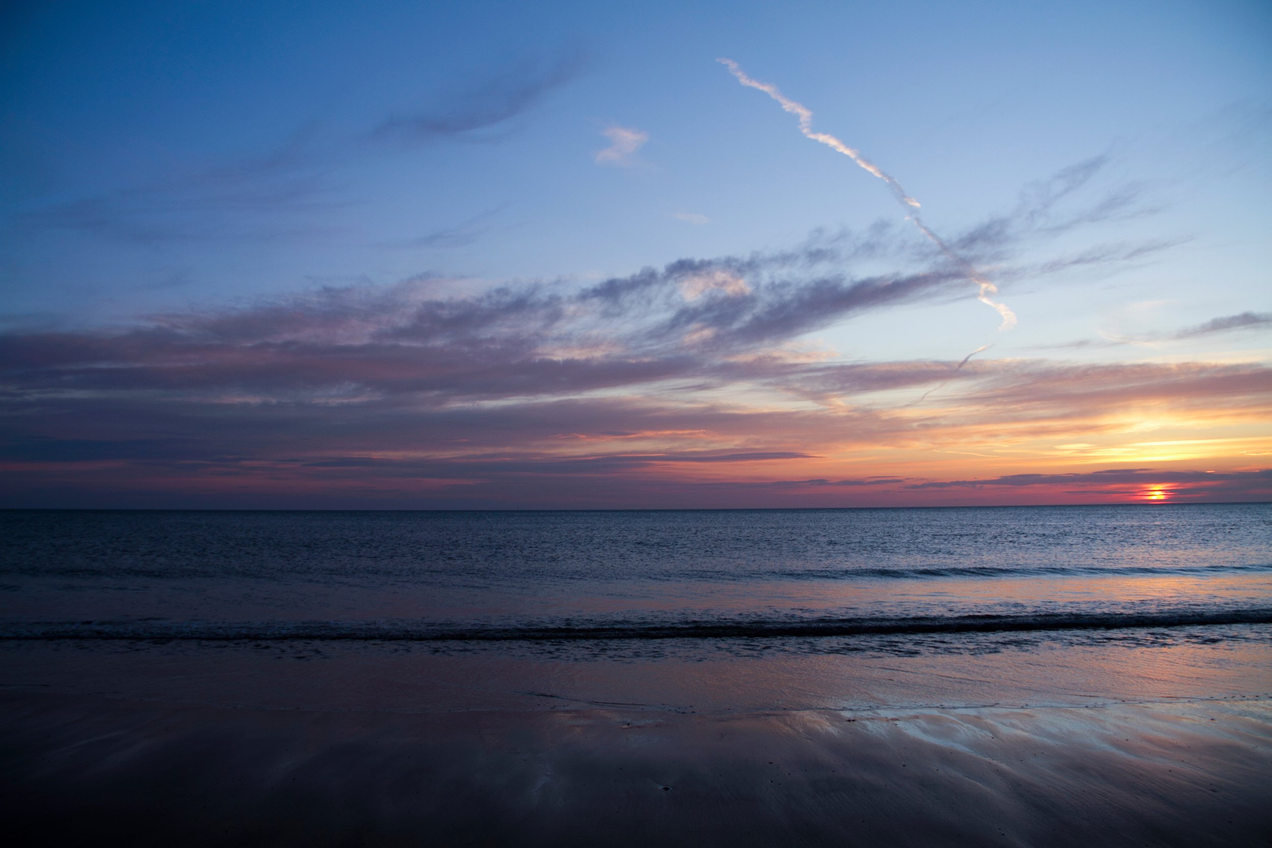 Cleveleys Sunset, Cleveleys, England, UK.