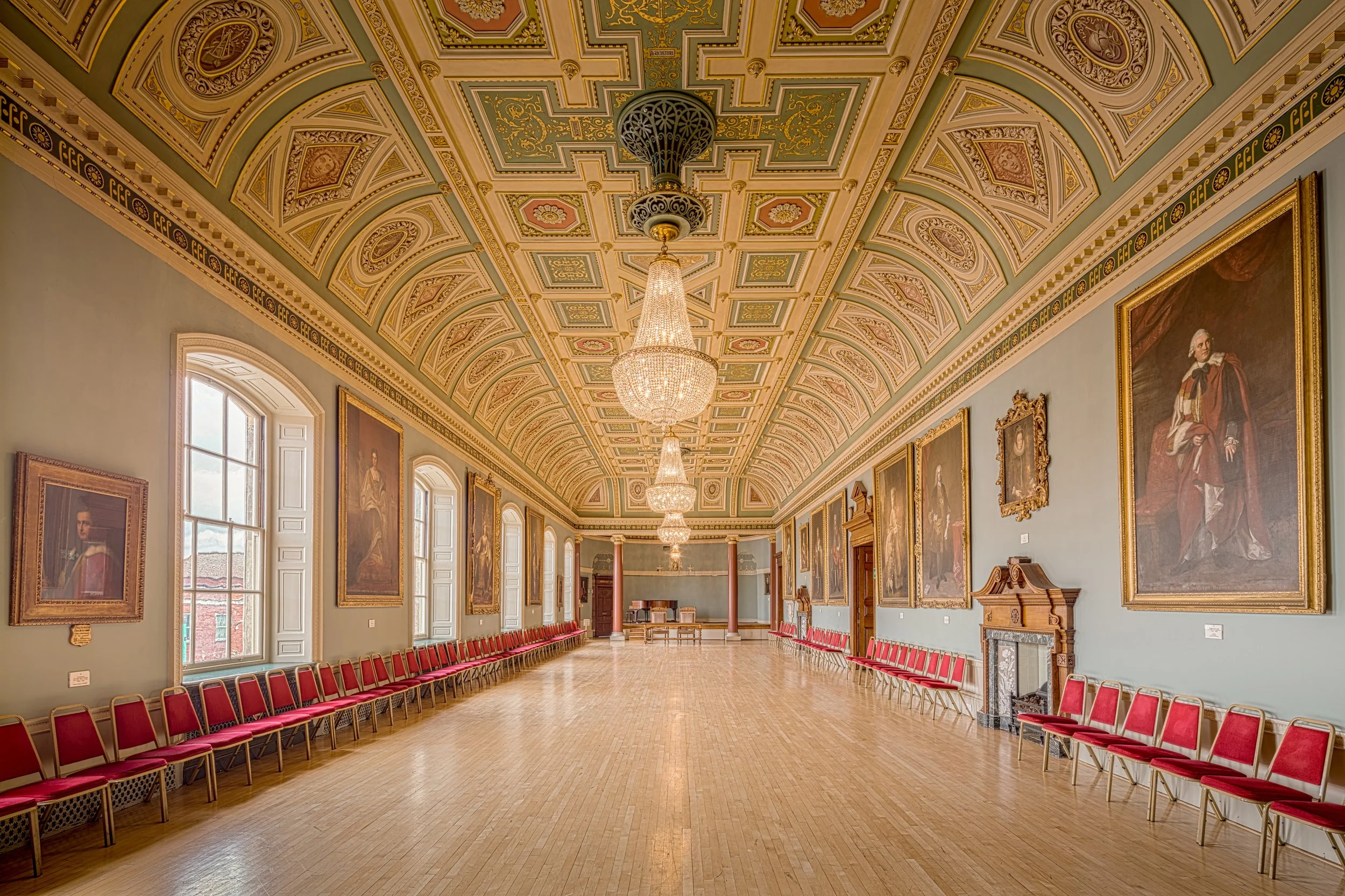 Worcester Guildhall - Assembly Room, Worcester, England, UK.