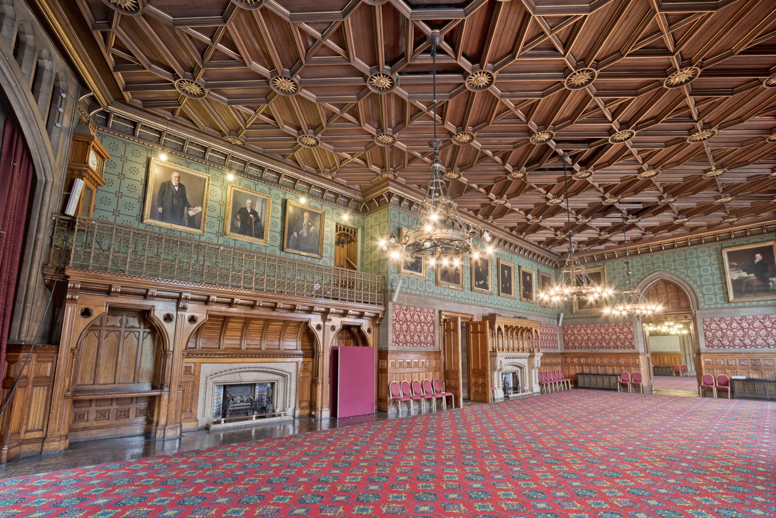 Manchester Town Hall - Banqueting Room, Manchester, England, UK.