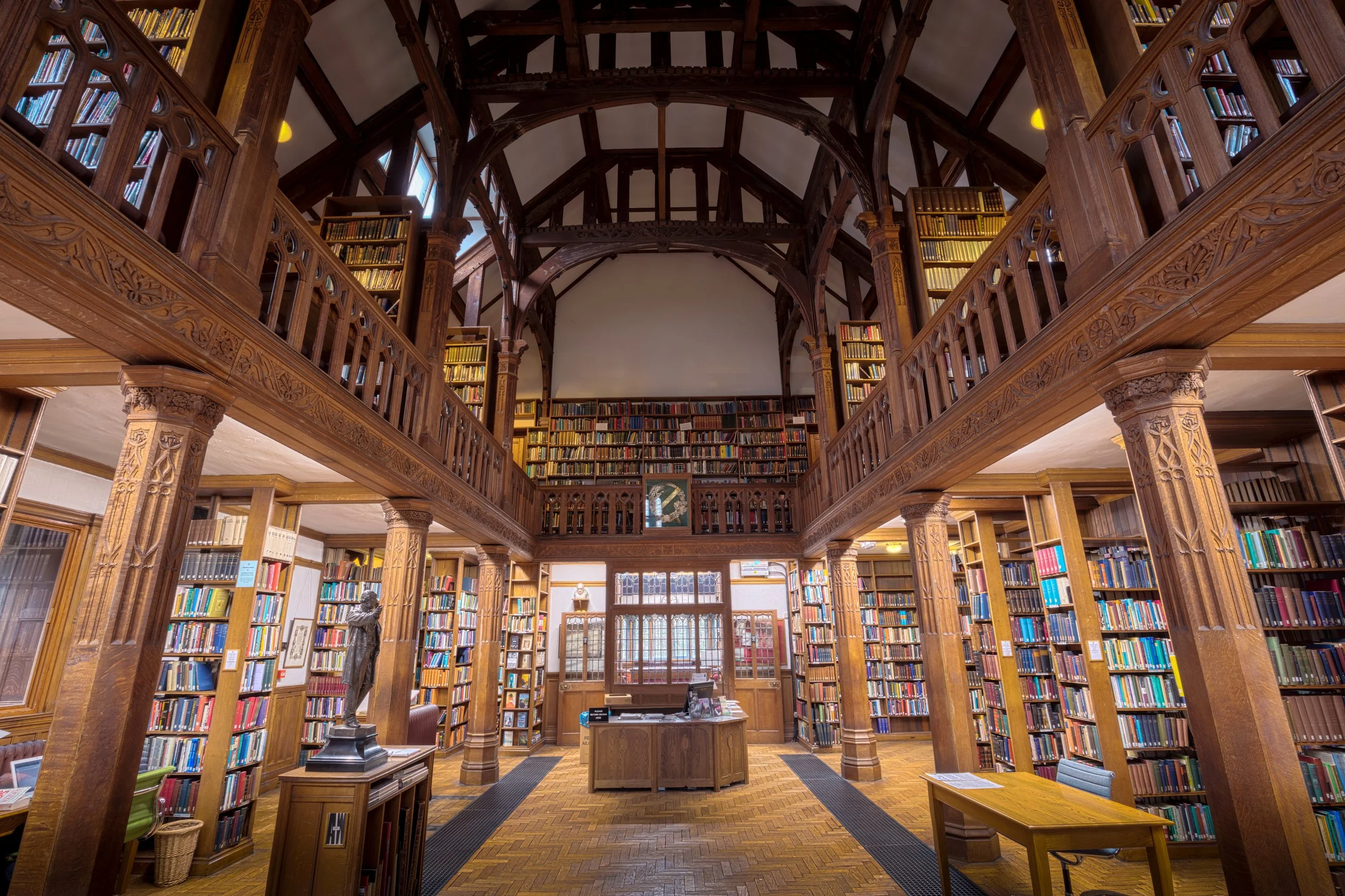 Gladstone's Library, Hawarden, Wales, UK.