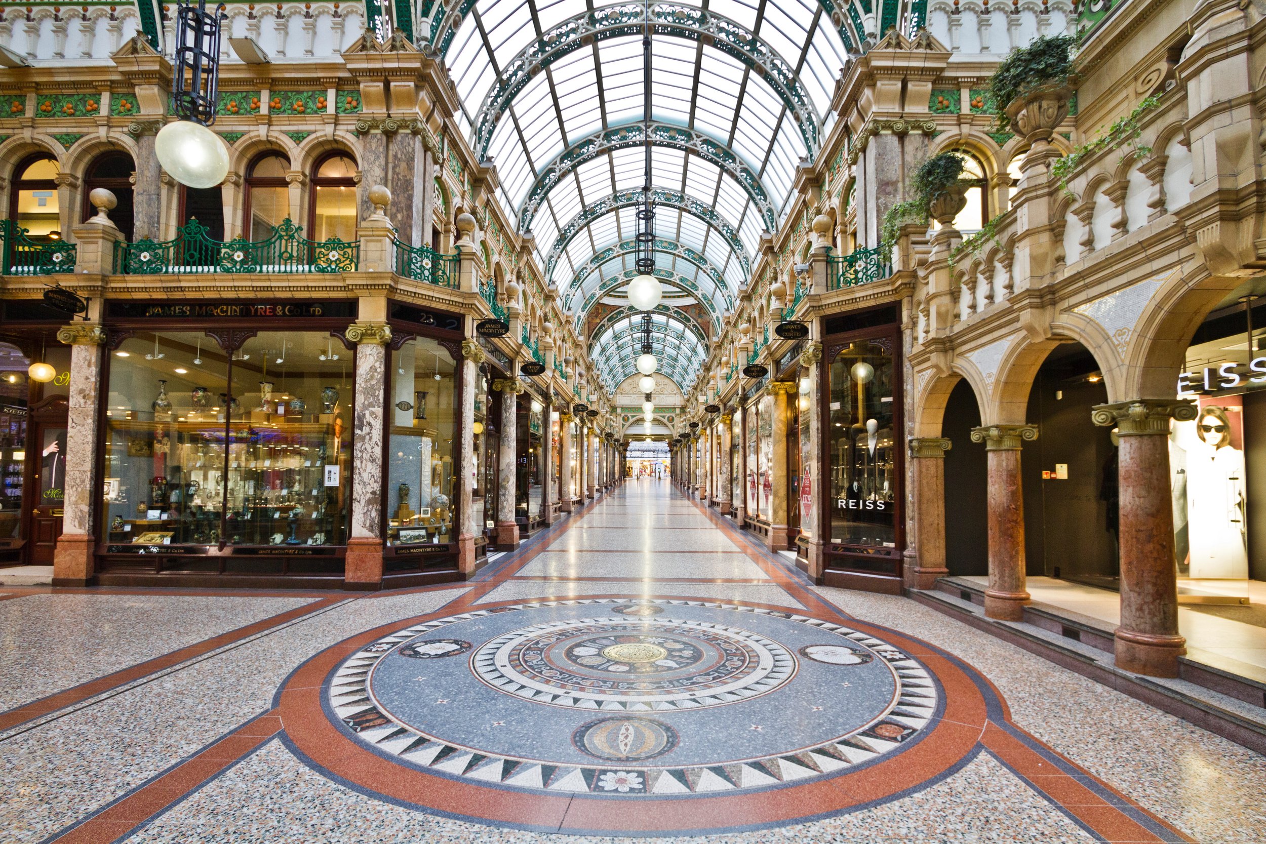 County Arcade Victoria Quarter, Leeds, England, UK.