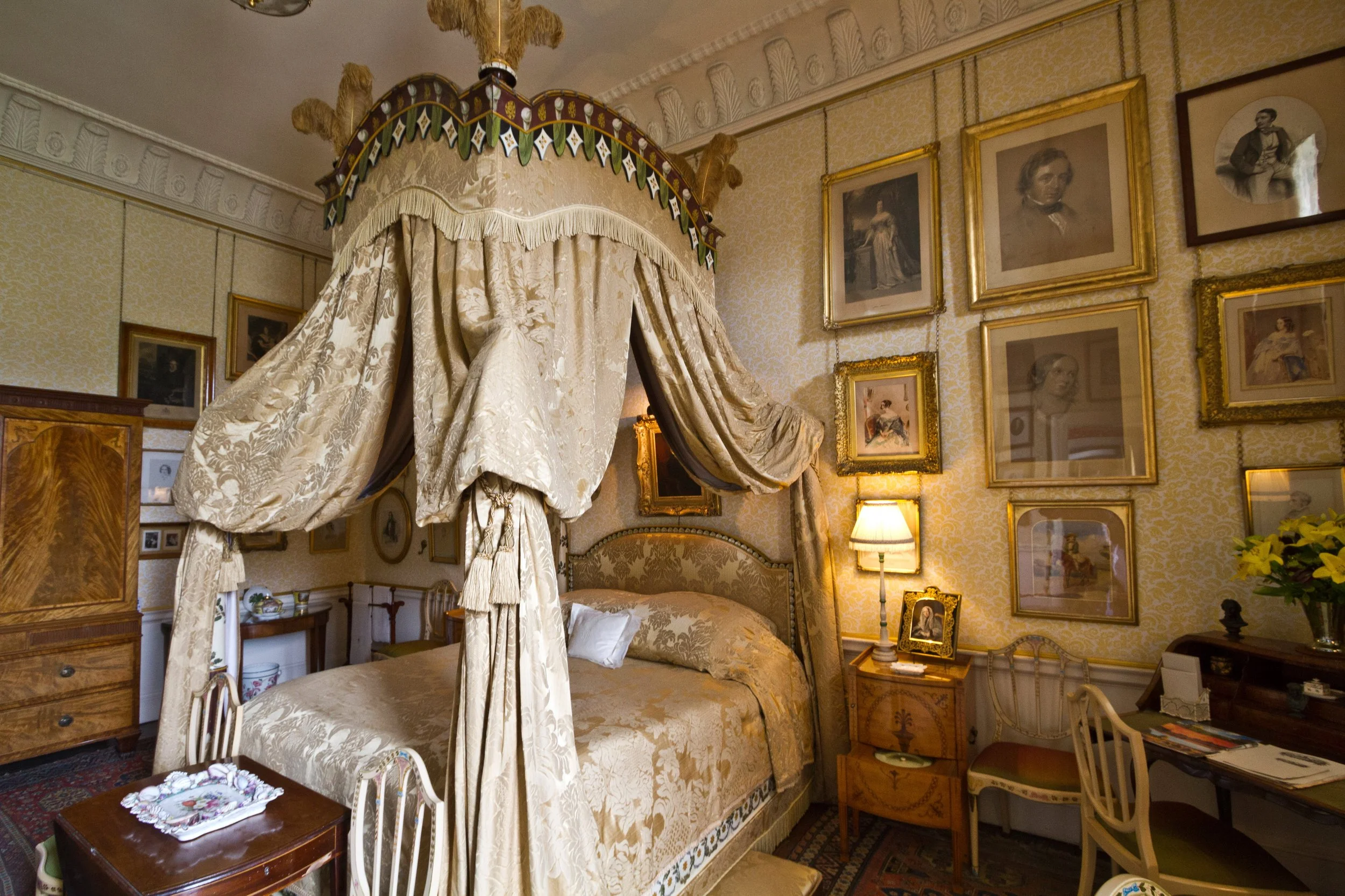Castle Howard - Georgianas' Bedroom, York, England, UK.
