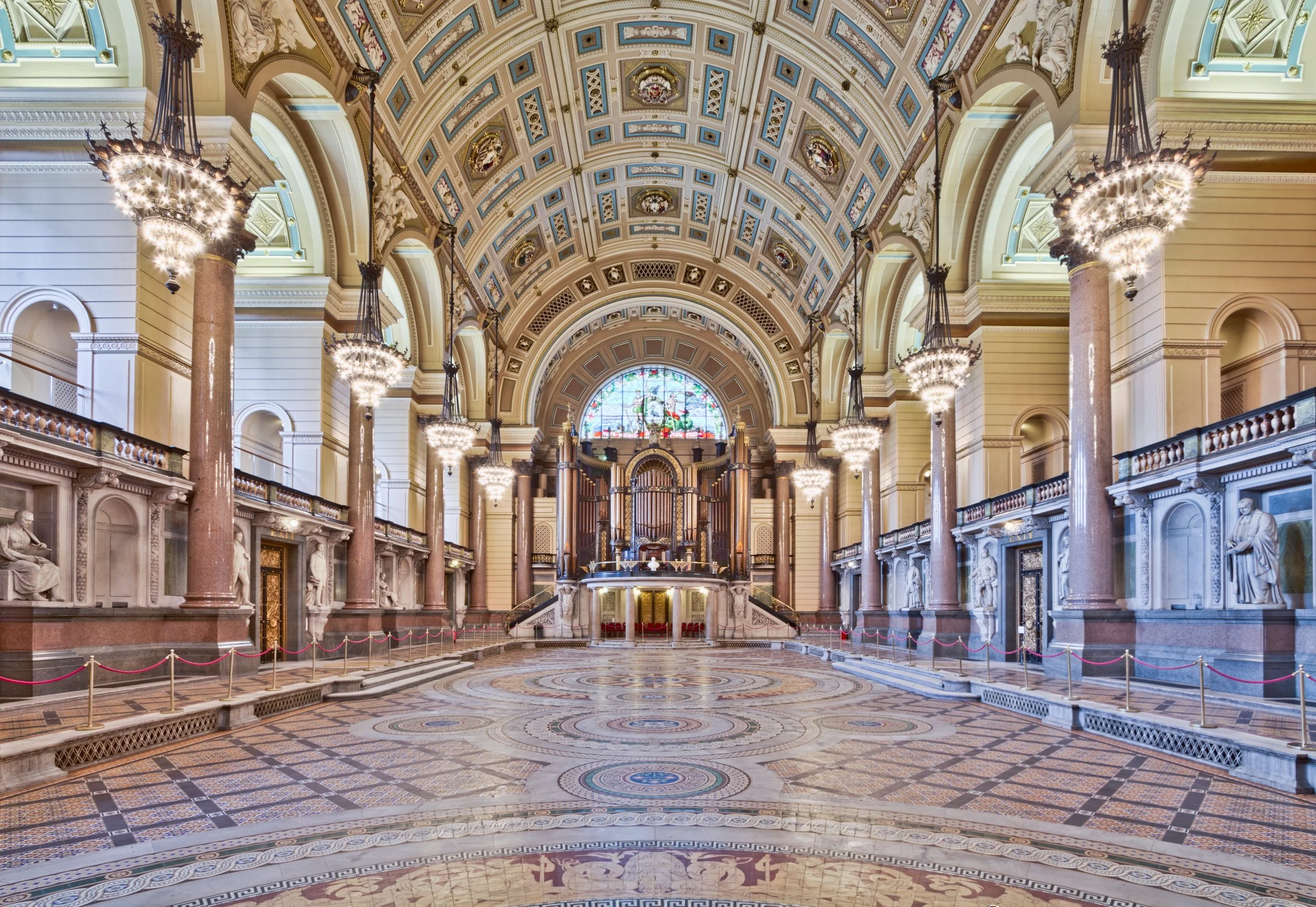 St George's Hall, Liverpool, England, UK.