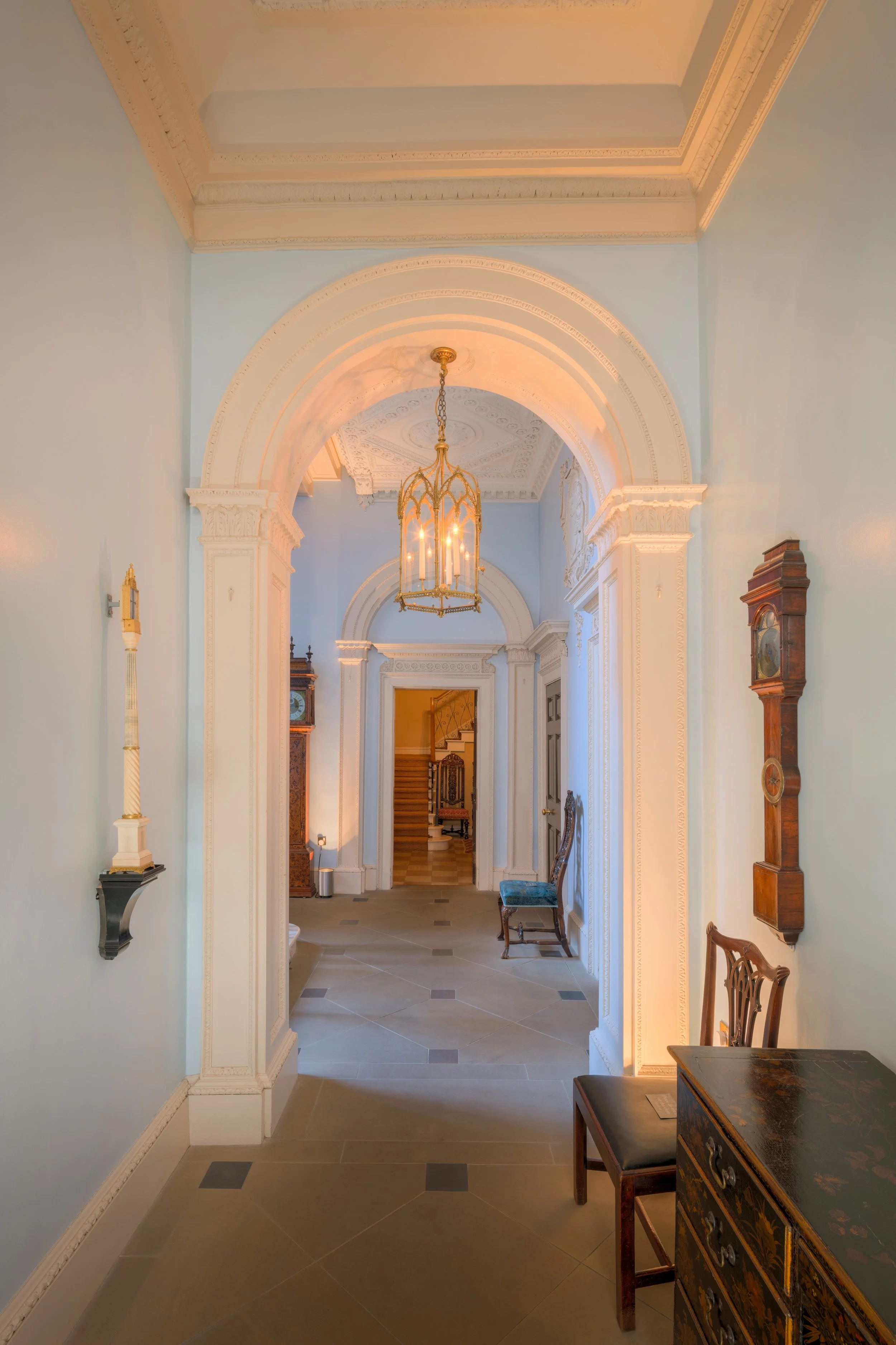 Fairfax House - Corridor, York, England, UK.