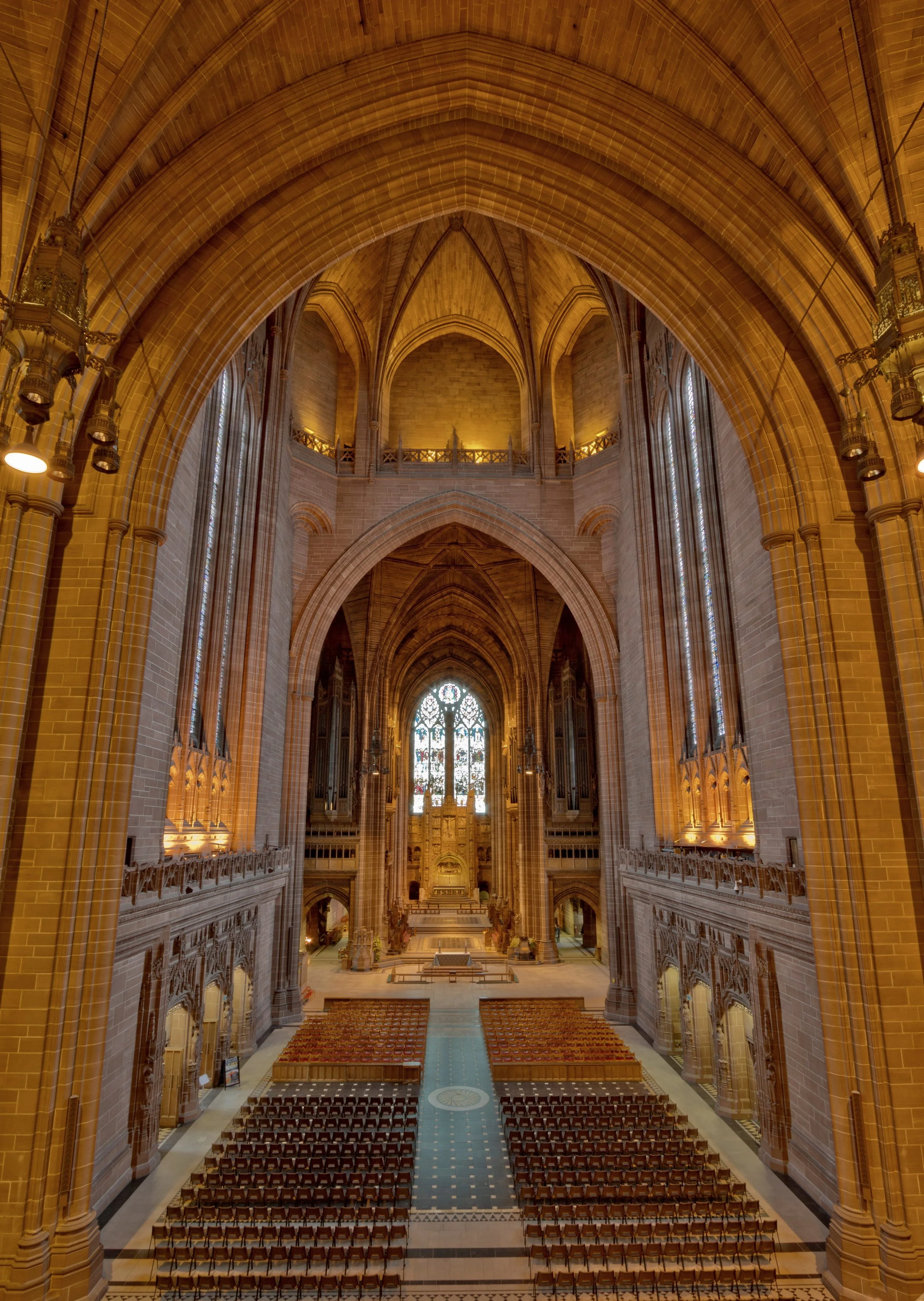 Liverpool Anglican Cathedral, Liverpool, England, UK.