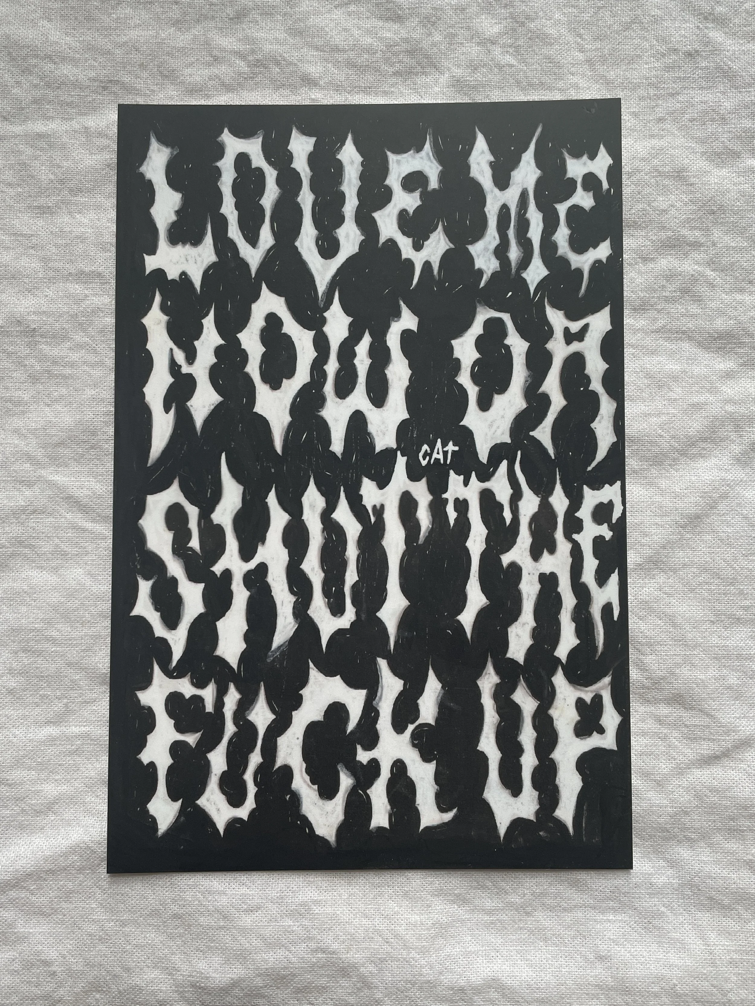 "Love Me Now" Postcard