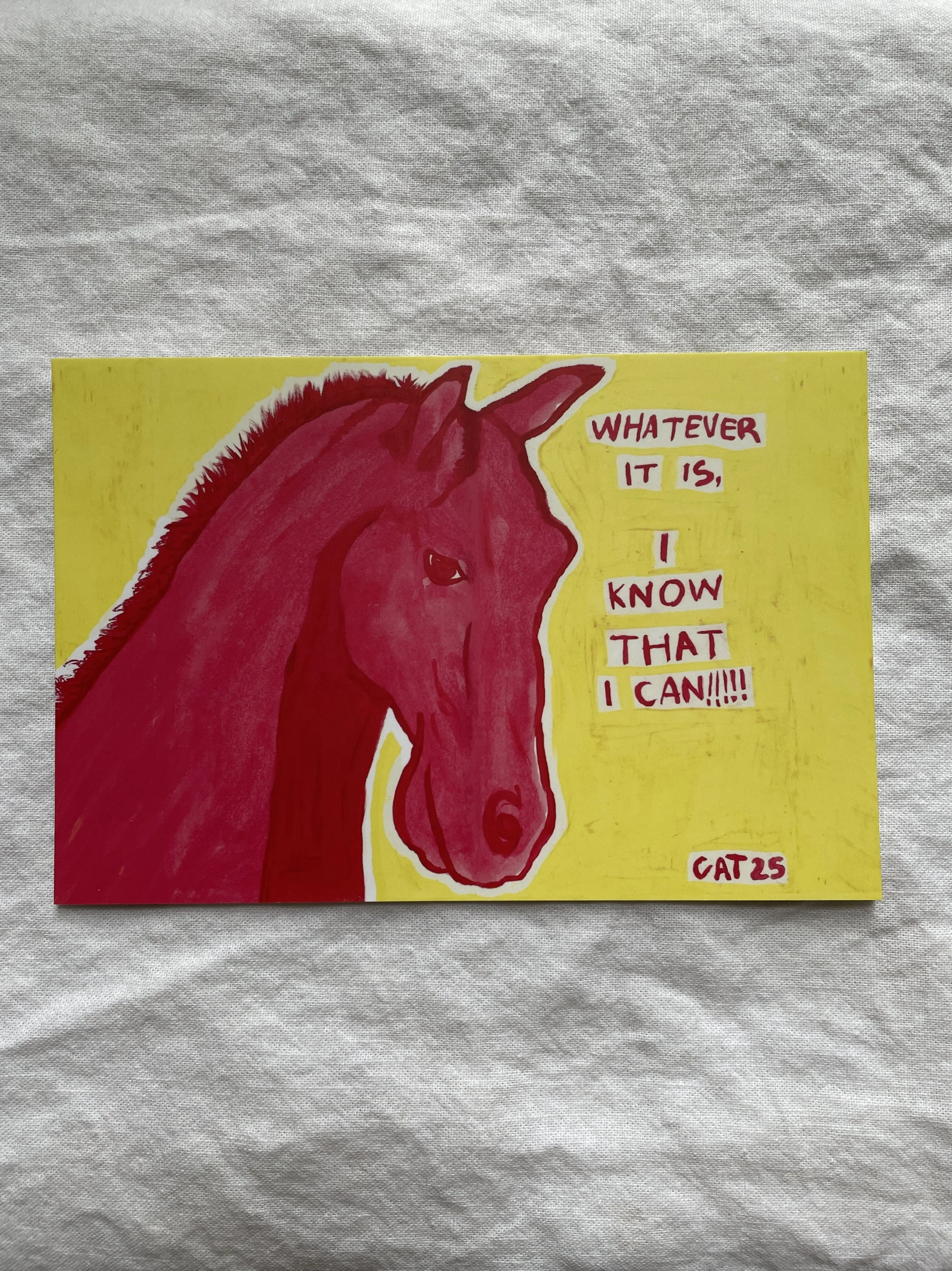 "I Know That I Can" Postcard