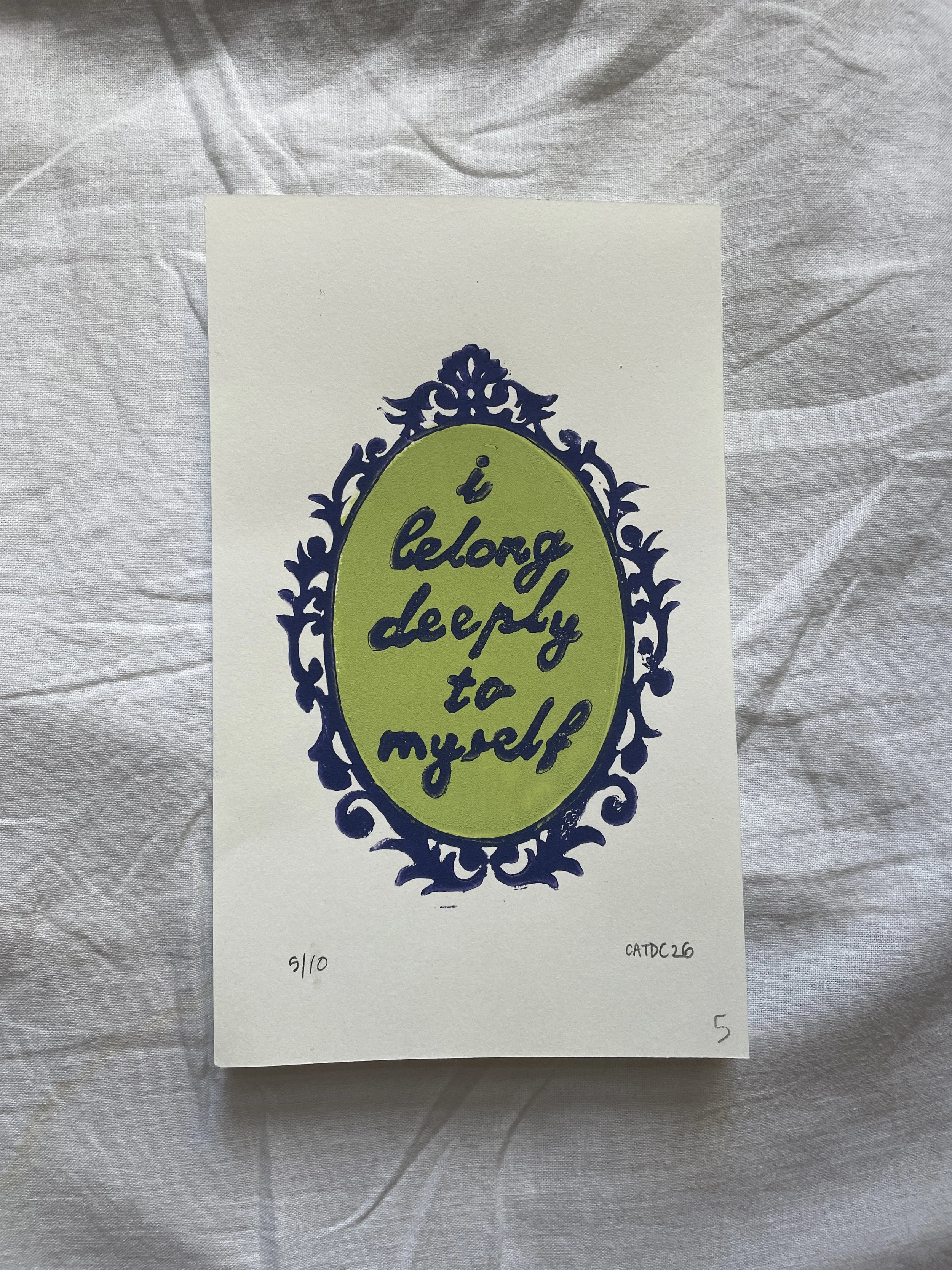 I Belong Deeply to Myself
