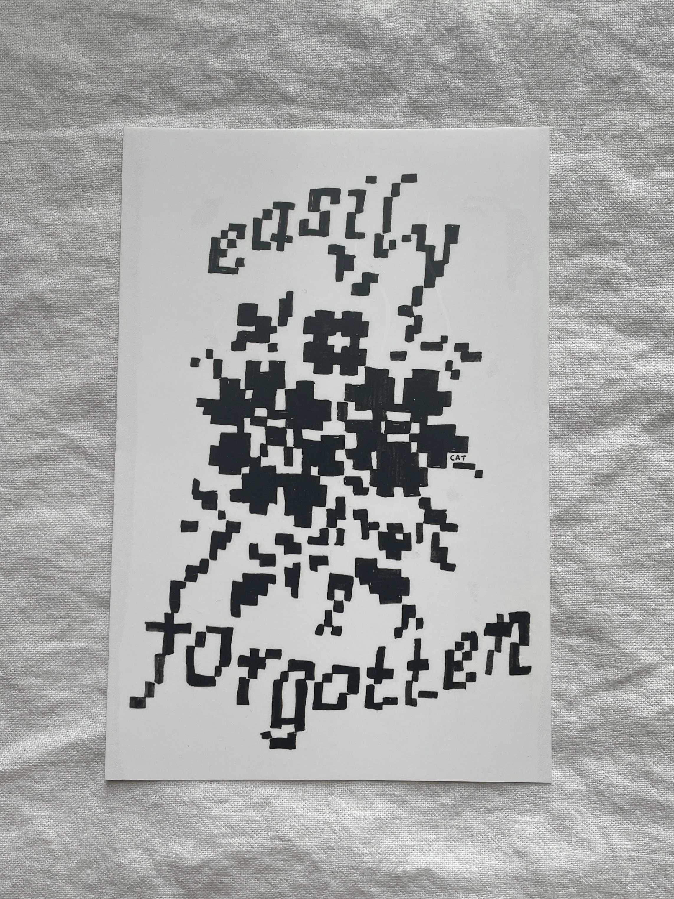 "Easily Forgotten" Postcard