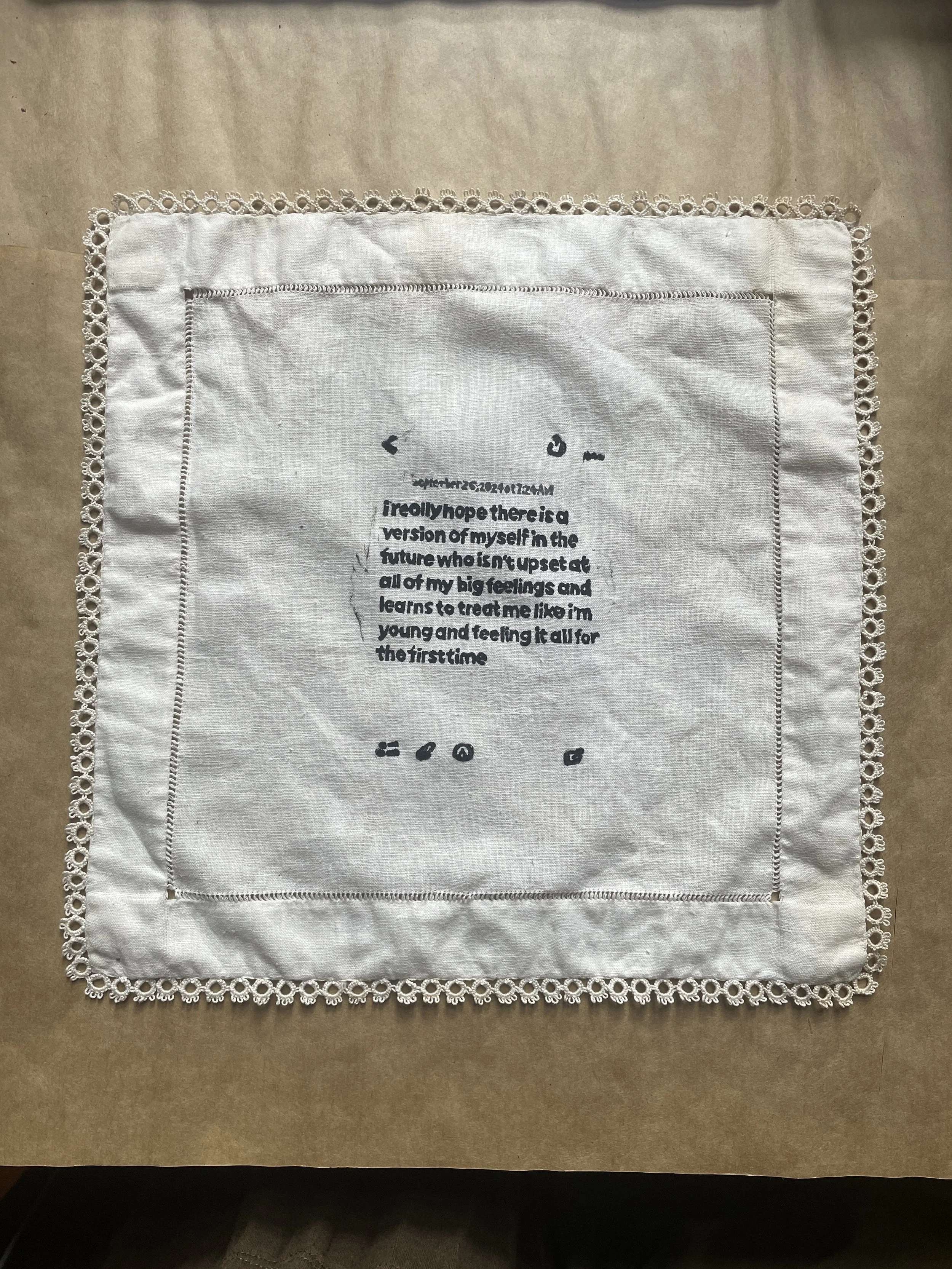 "September 26th, 2025" Printed Handkerchief