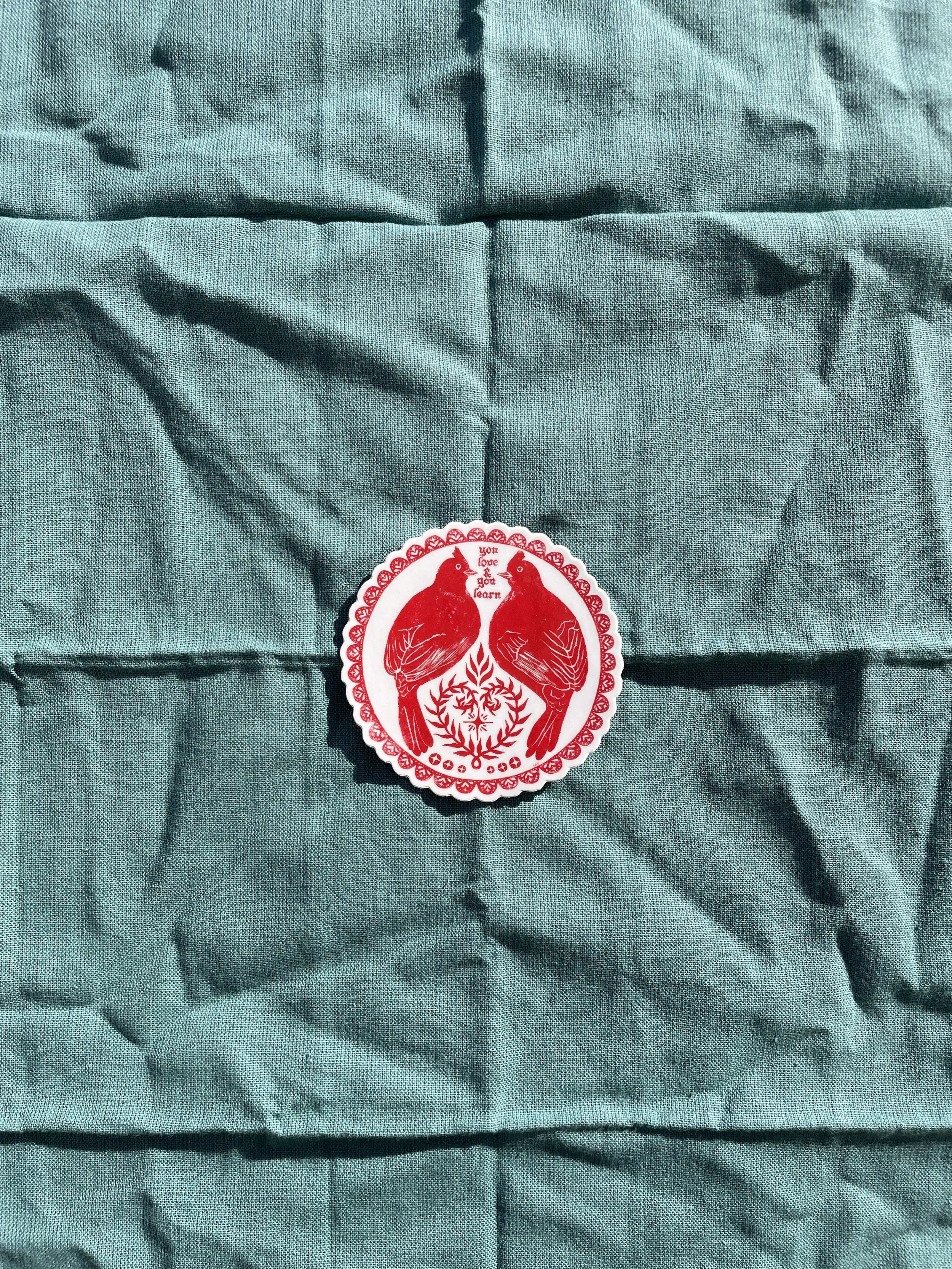 "Love & Learn" Sticker