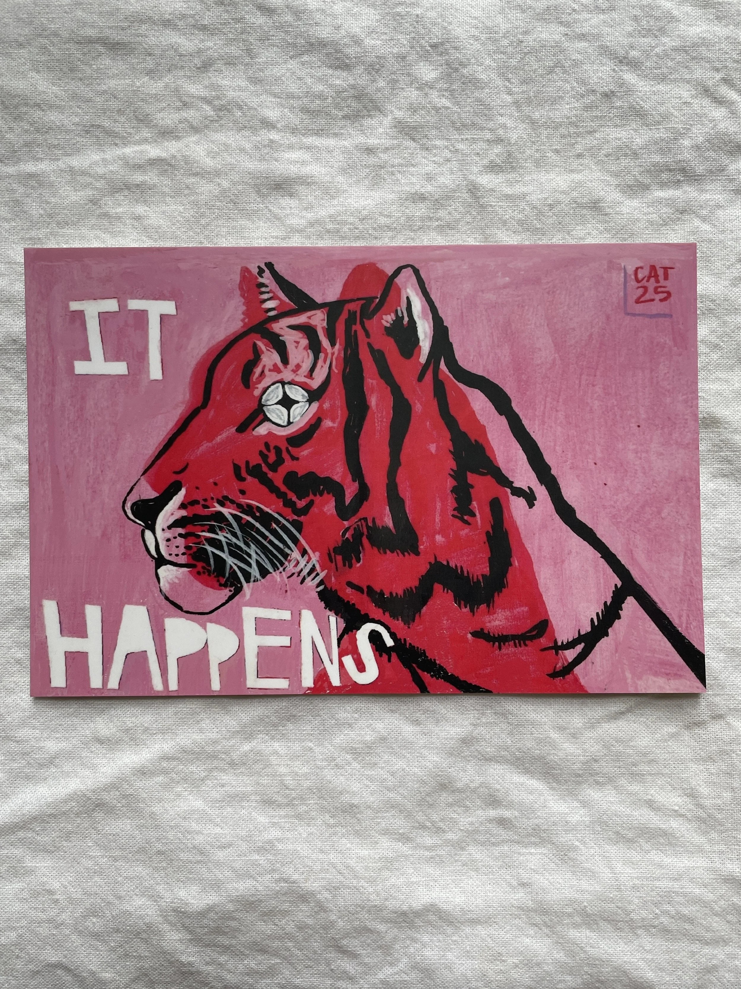 "It Happens" Postcard