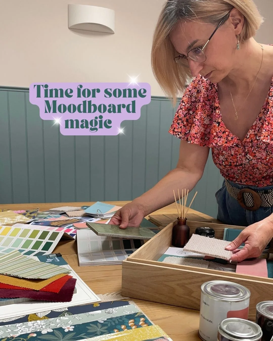 It&rsquo;s time to ditch the Pinterest overwhelm and get hands-on.

In my upcoming workshop, you&rsquo;ll get to play with colours, patterns, paint charts and textures &mdash; and leave with a bespoke moodboard for your dream space.

No design experi