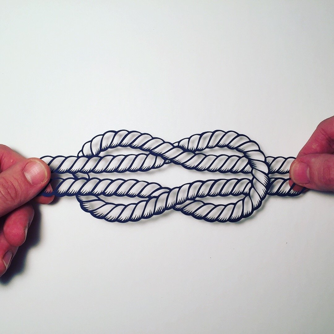 REEF KNOT
4" X 7"