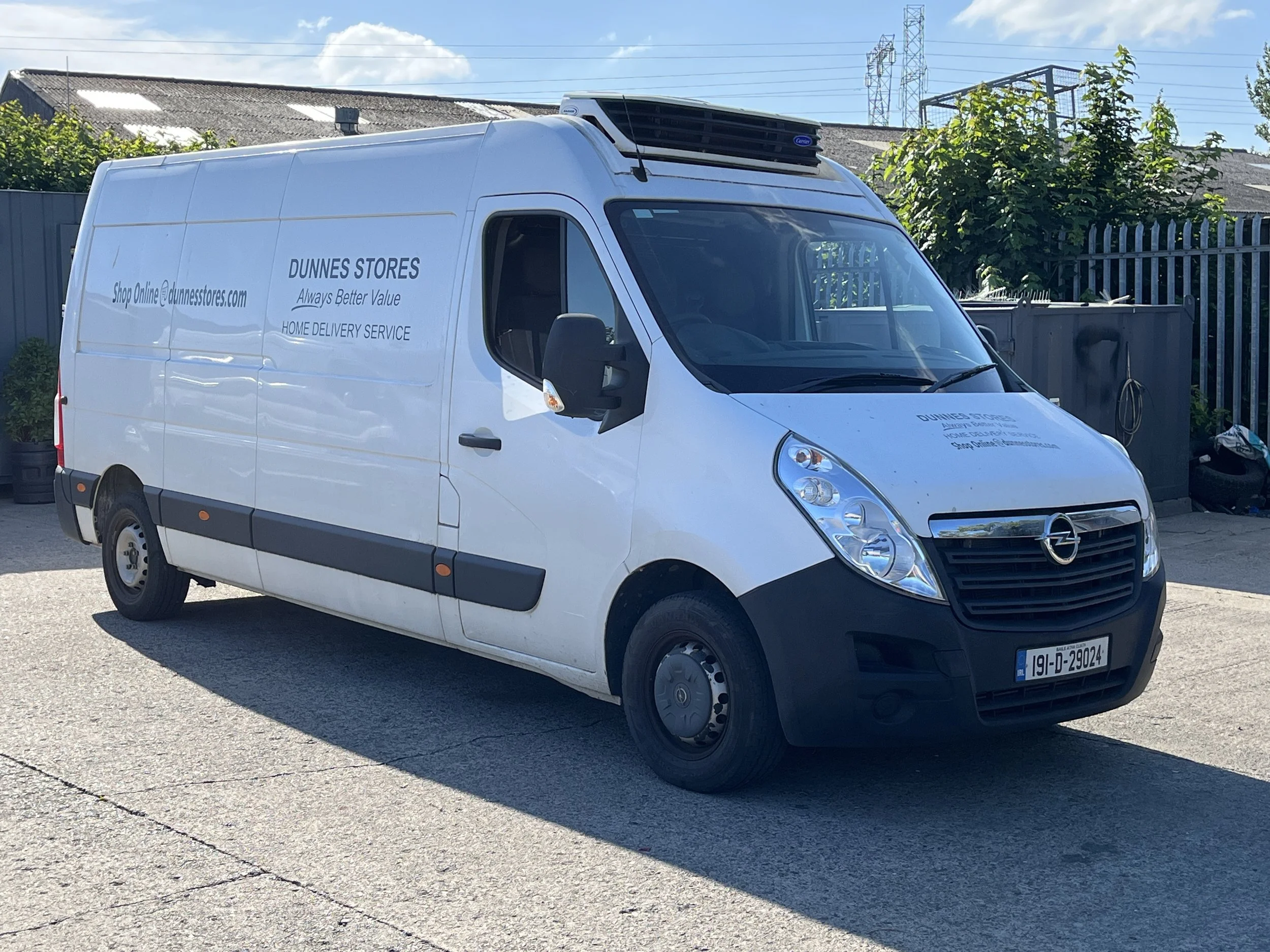 2019 opel movano 2.3cdti lwb fridge van 76km sold