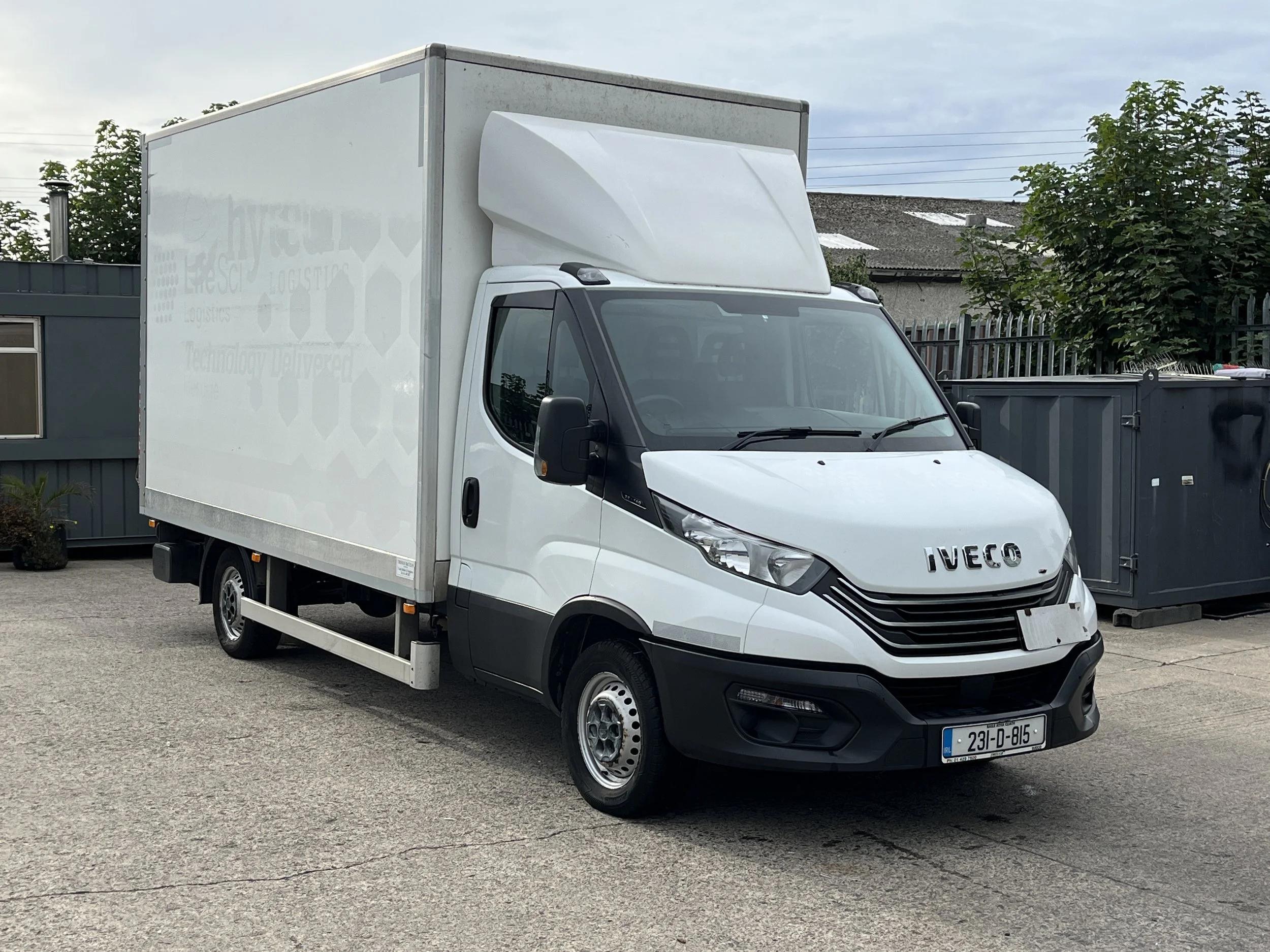 2023 iveco daily box body 240km    sold