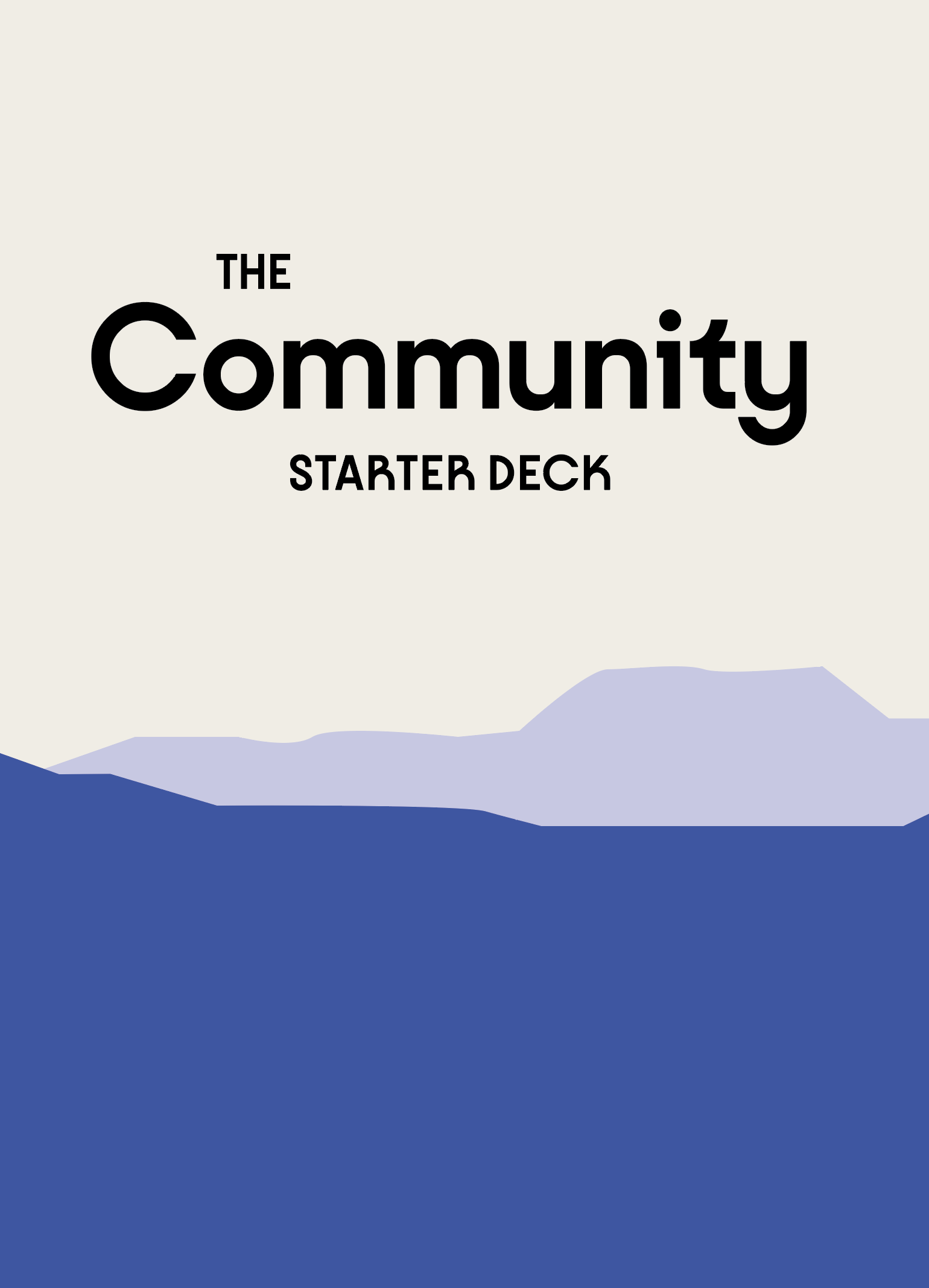 Box cover of a game titled 'The Community Starter Deck'
