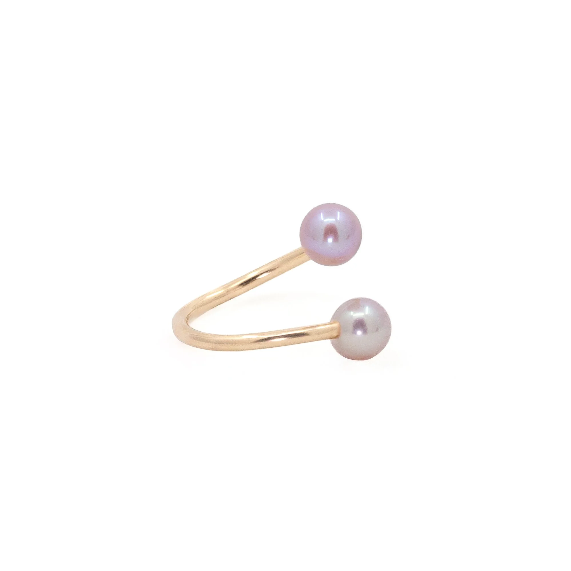 Tiny Pink Pearl Ring