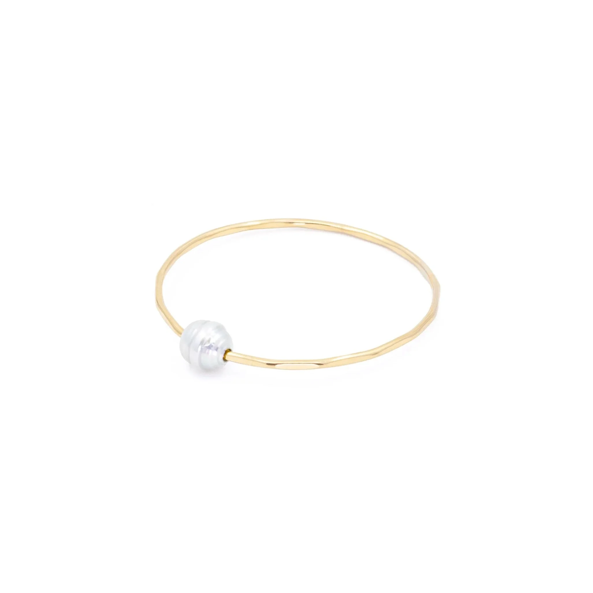 White South Sea Pearl Bangle