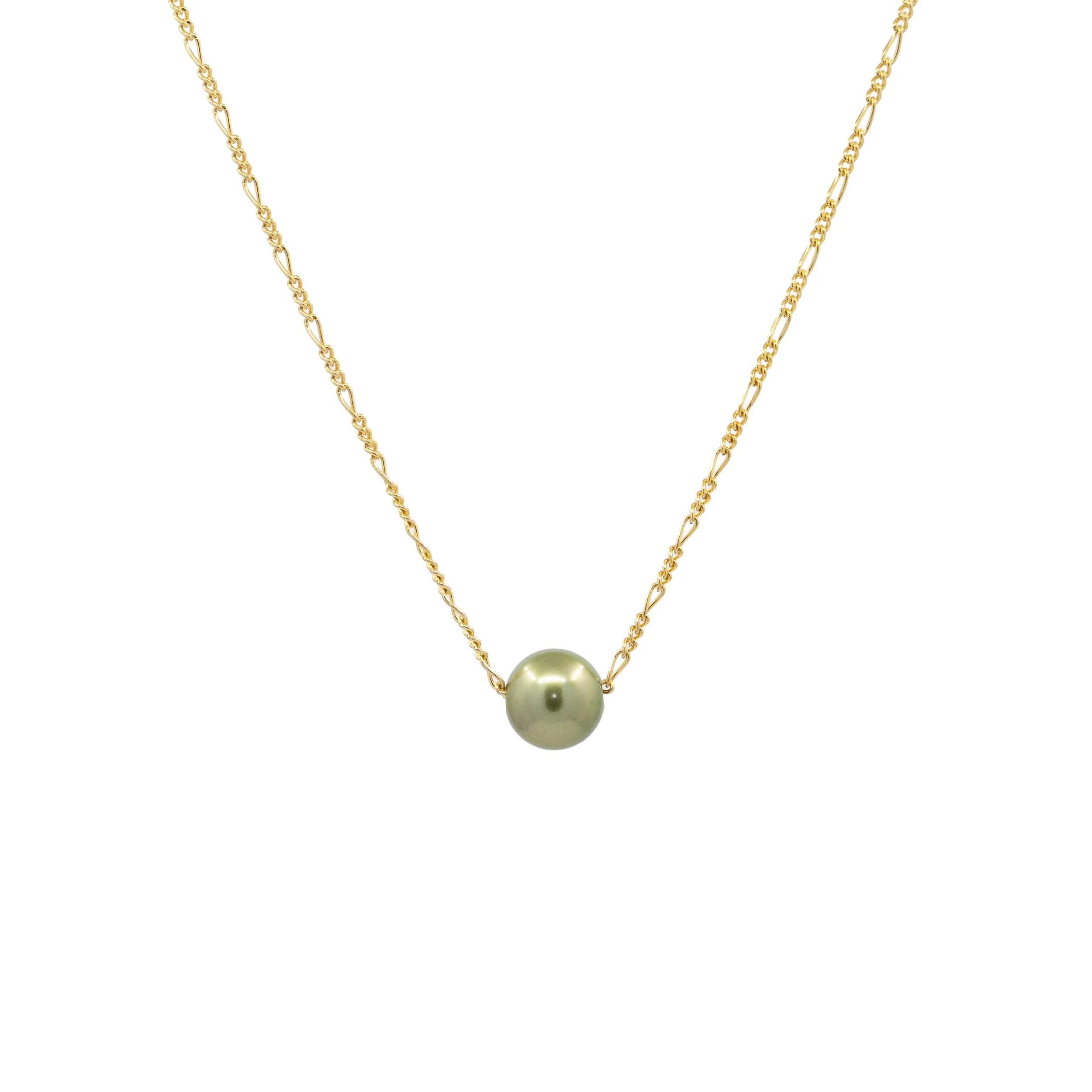 Pistachio Pearl Necklace