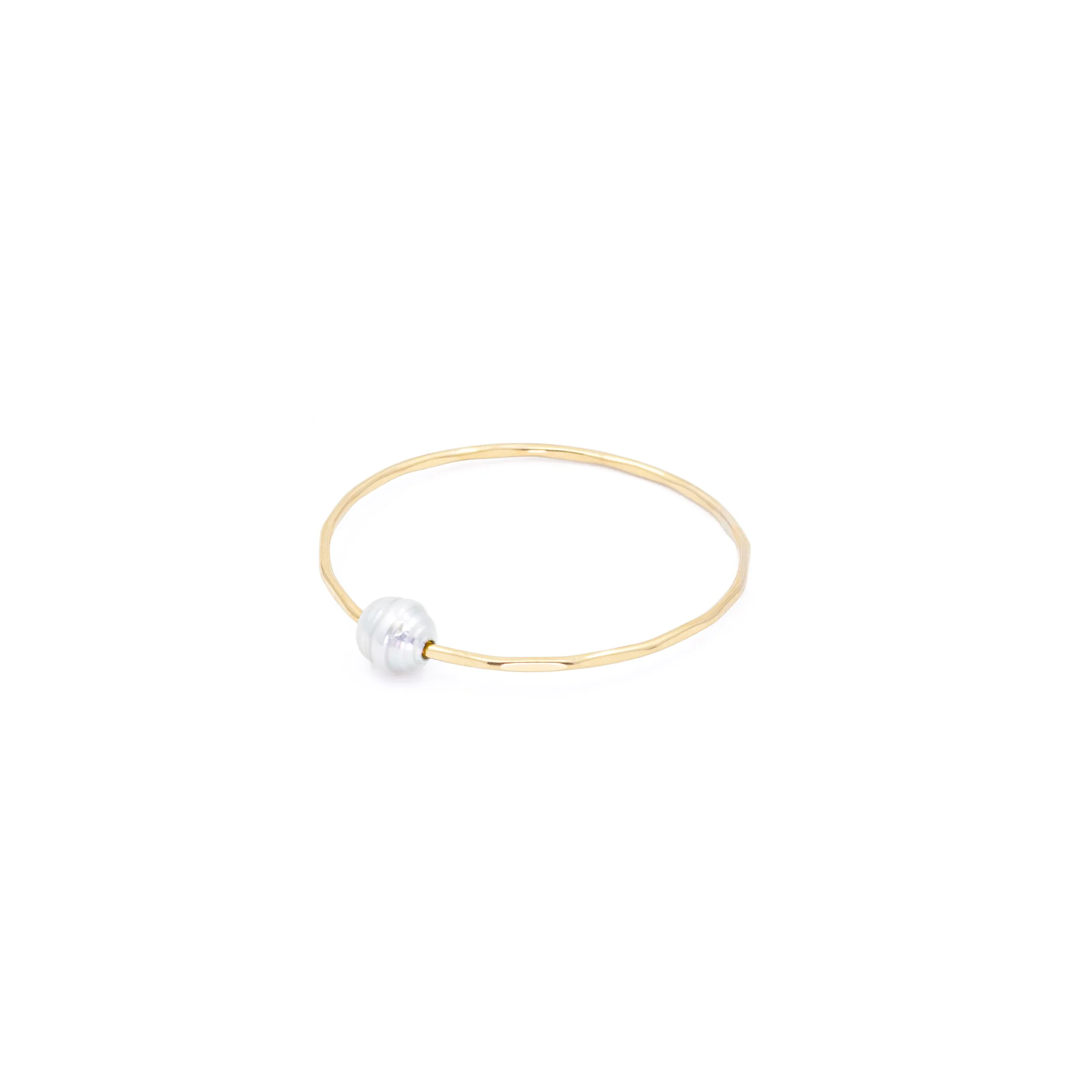 White South Sea Pearl Bangle