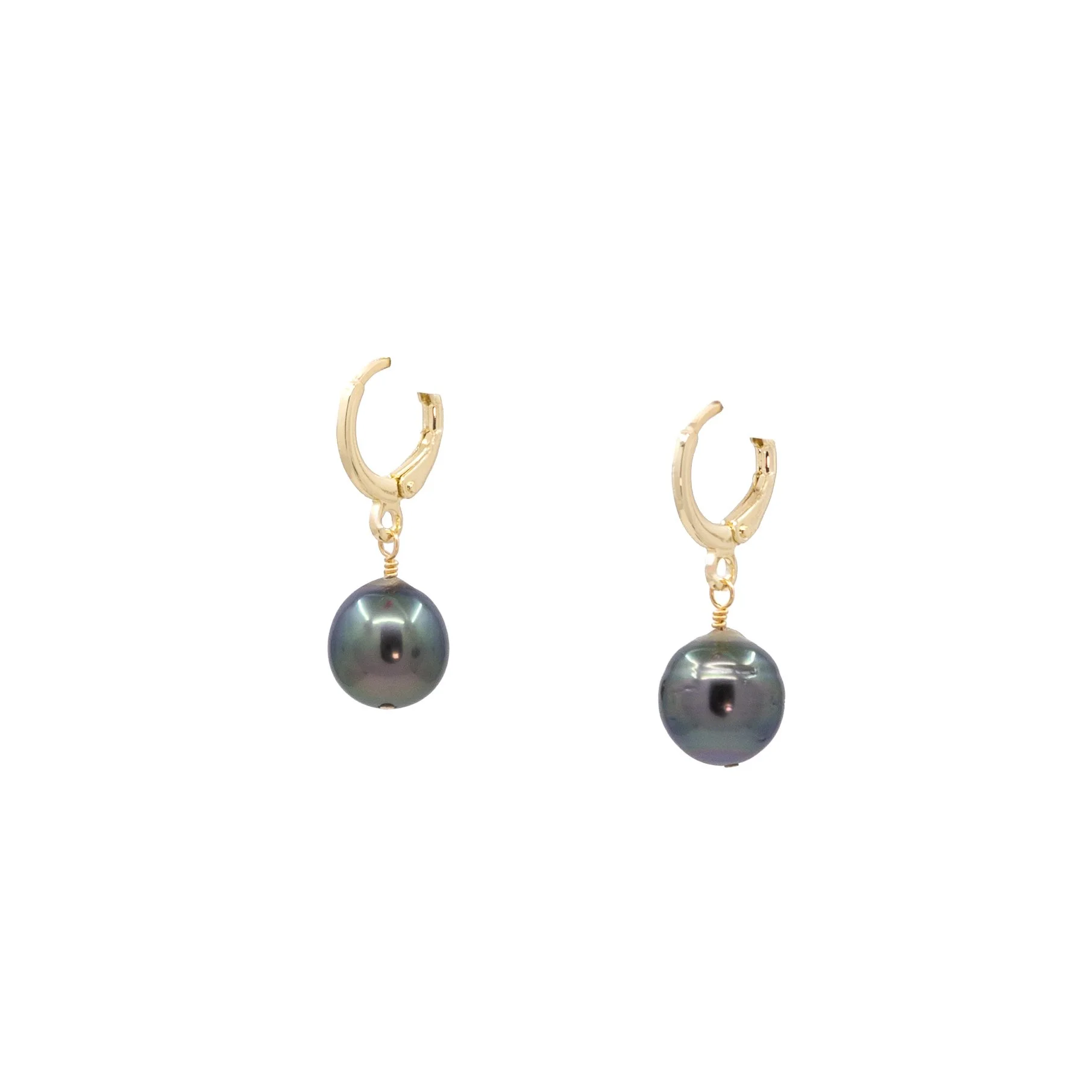 Tahitian Pearl Huggies