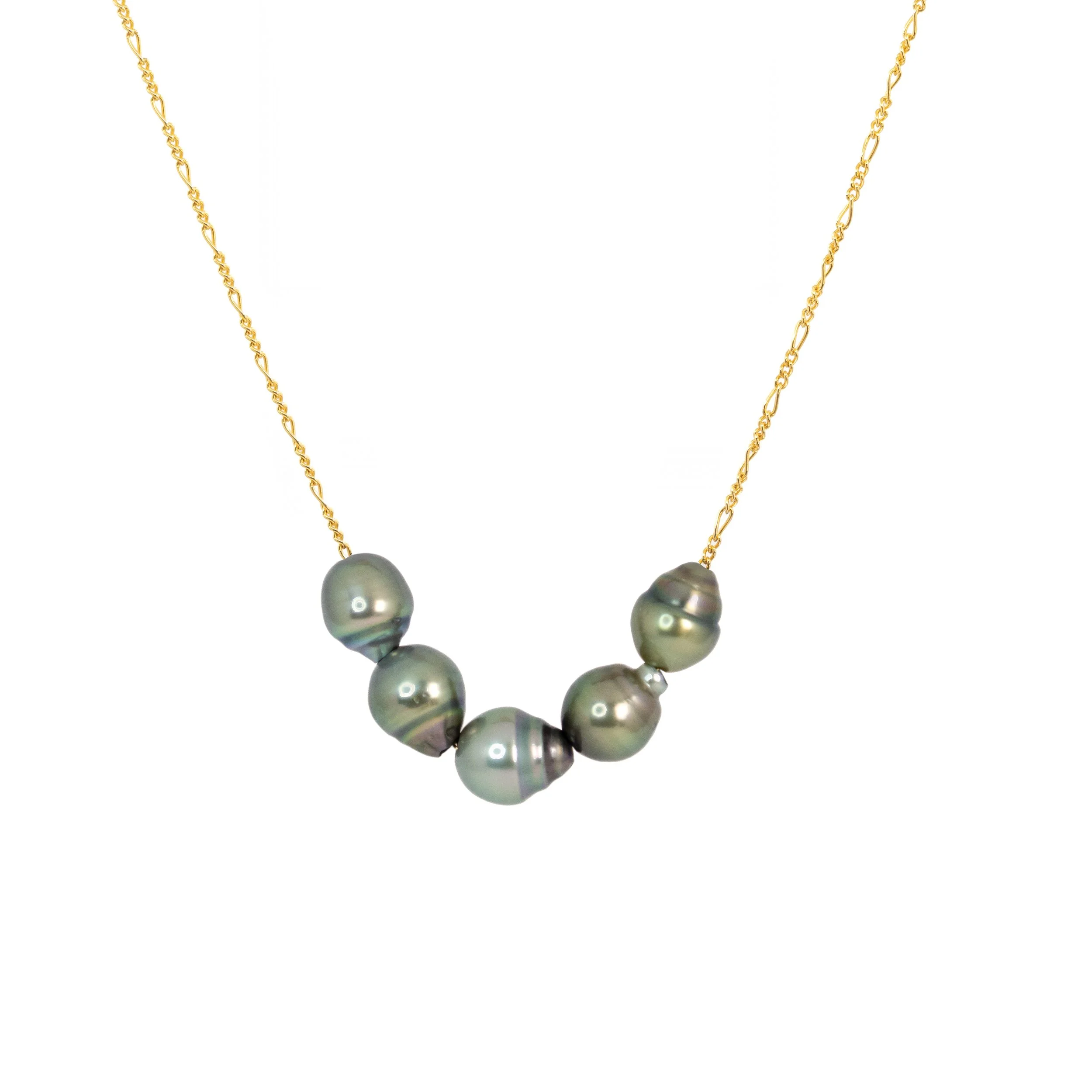 Aquamarine Pearl Necklace