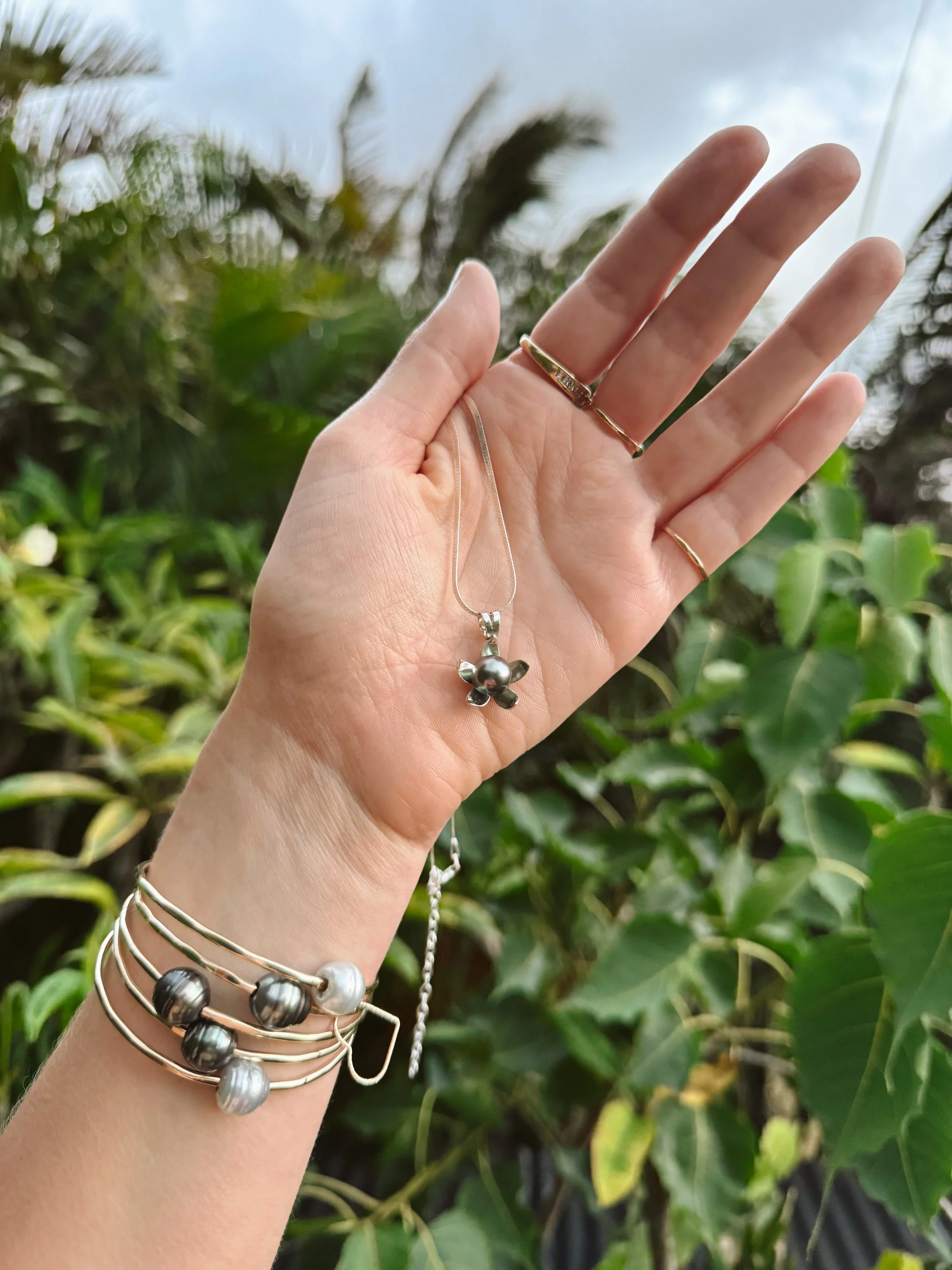 Plumeria Pendant Setting