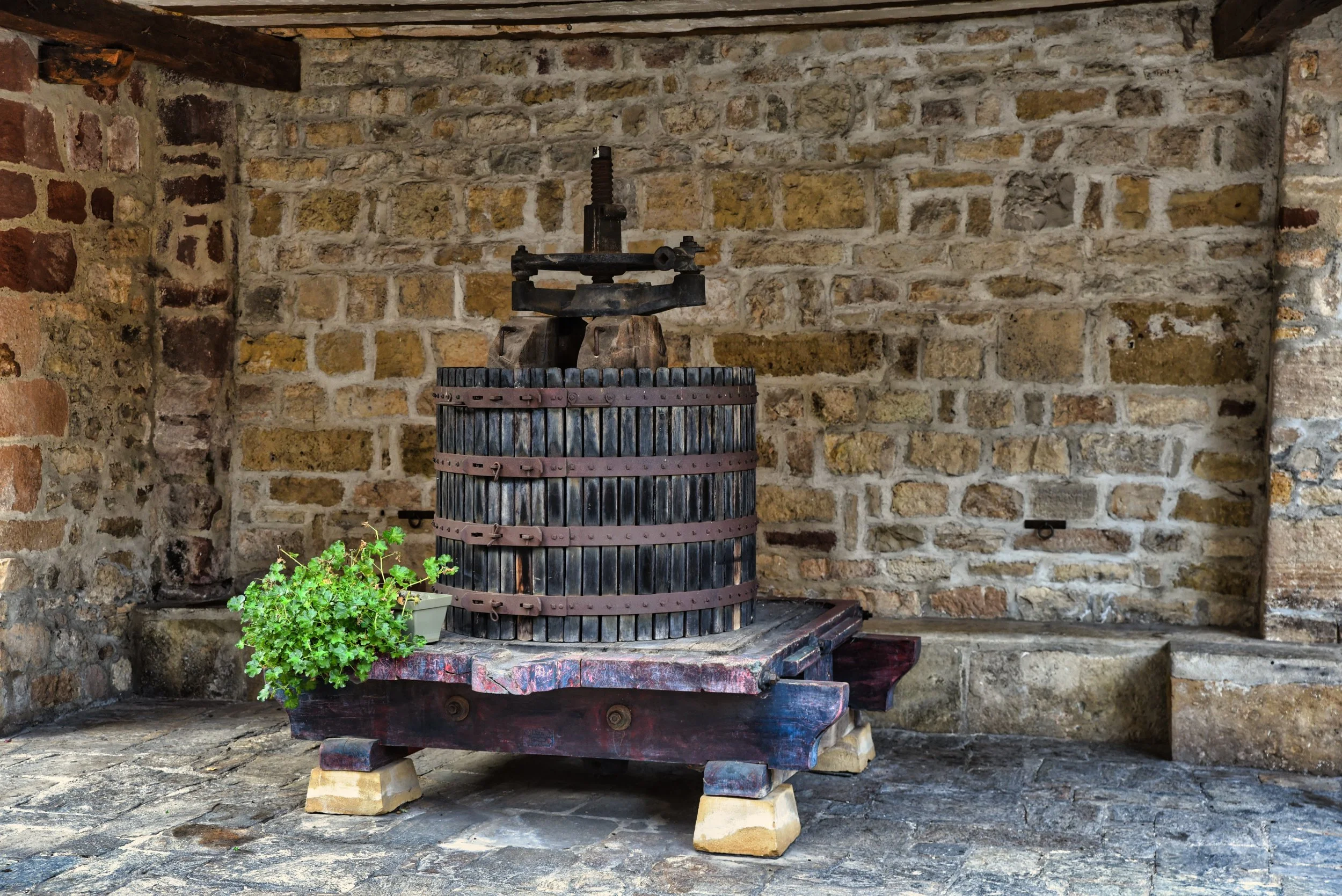 De la vigne à la flûte : le pressurage