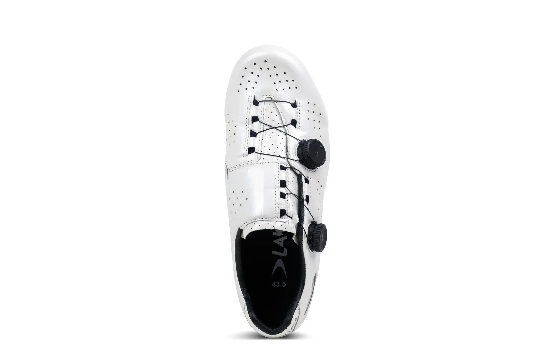 lake-cx333-rennradschuhe-narrow-weiss-schwarz-draufsicht.jpg